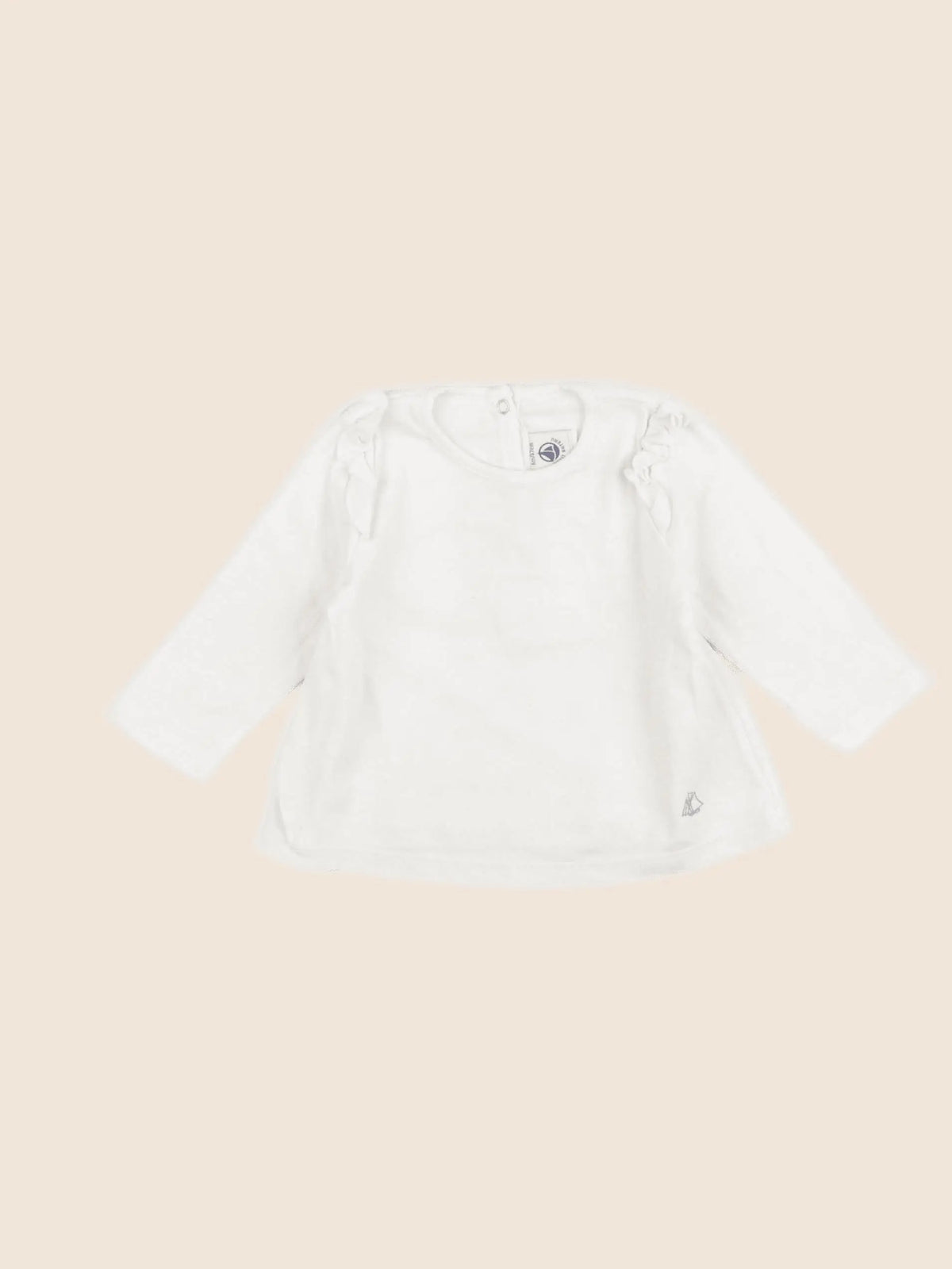 Petit Bateau - tee-shirt beige, or - 6 mois