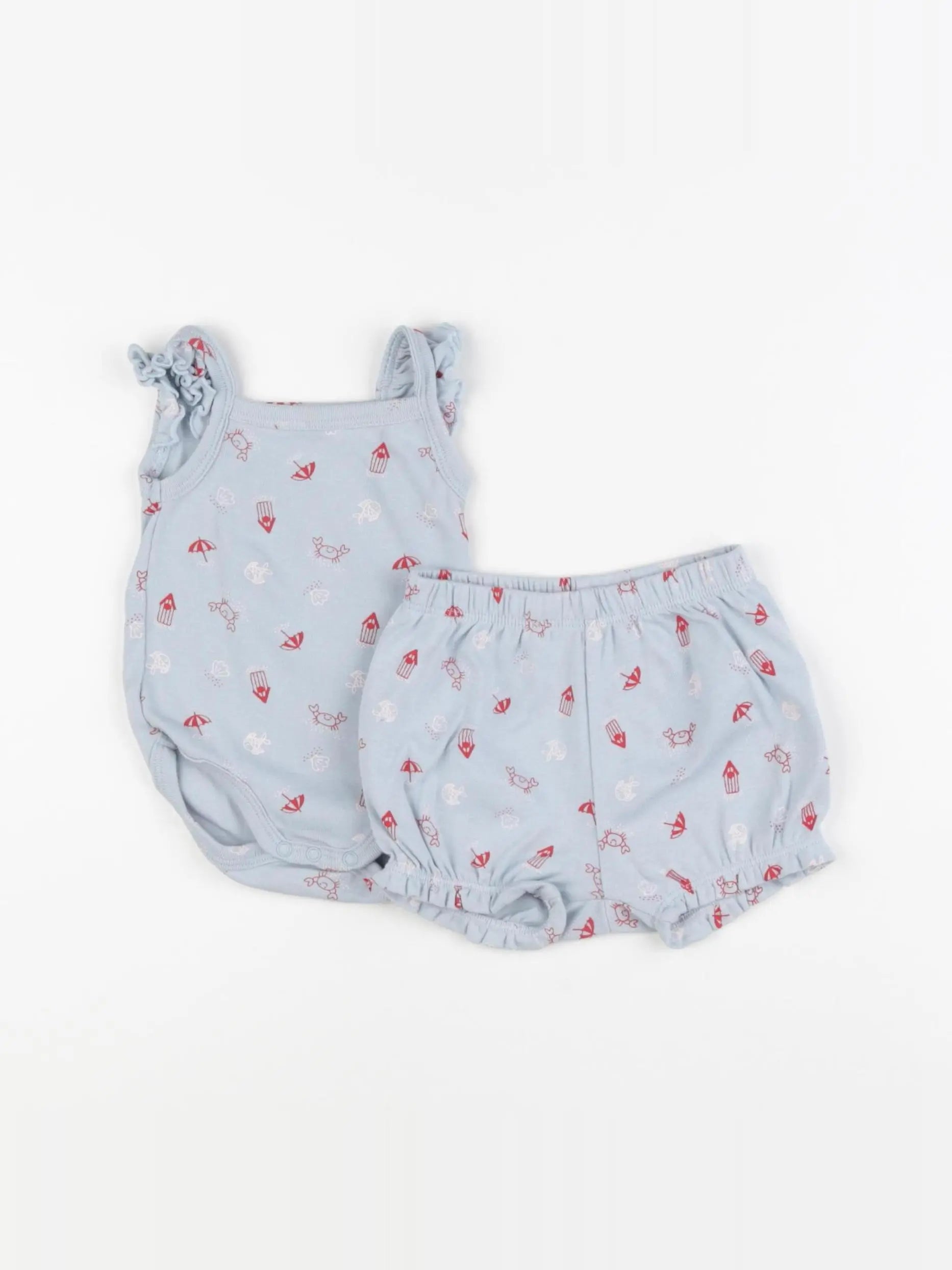 La Redoute - ensemble bleu - 3 mois