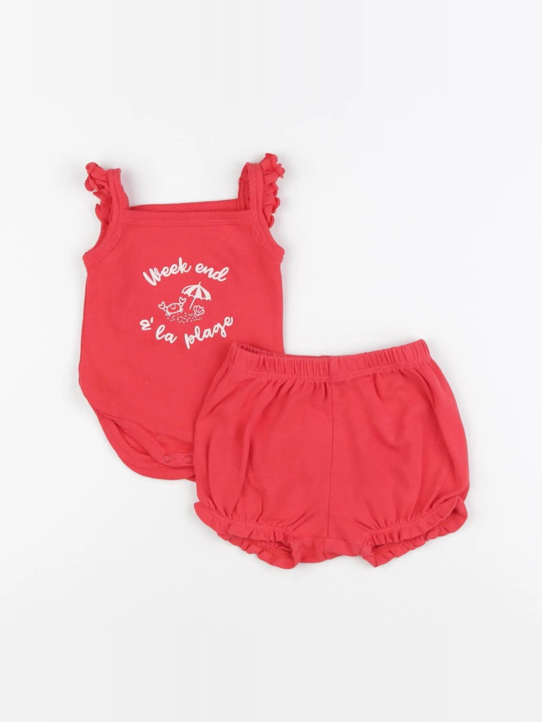 La Redoute - ensemble rose - 3 mois