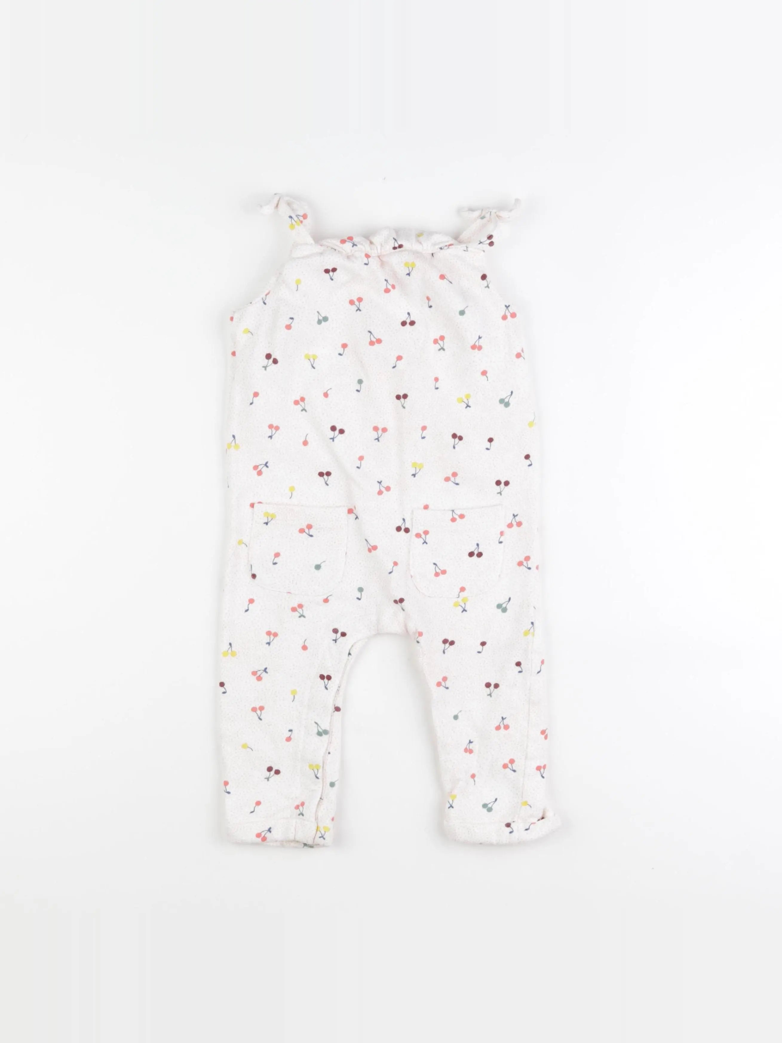 Vertbaudet - salopette multicolore - 18 mois