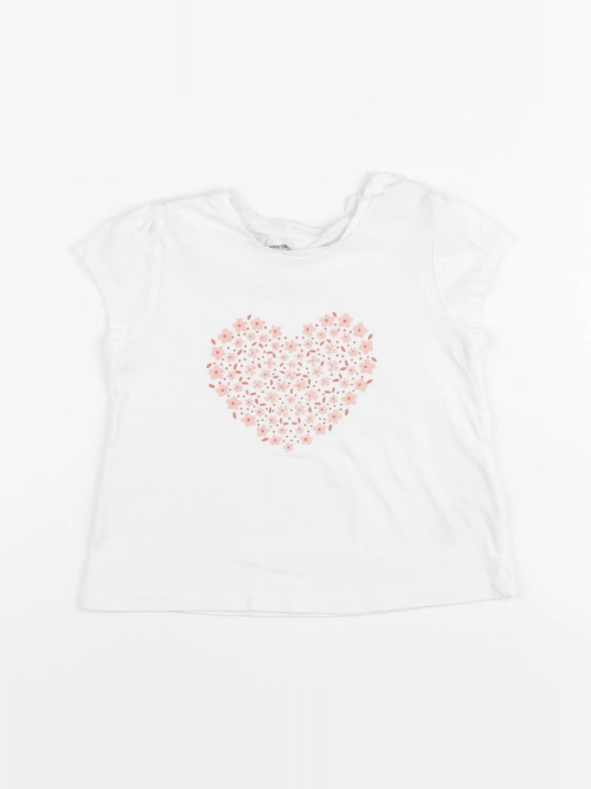 Vertbaudet - tee-shirt blanc - 36 mois