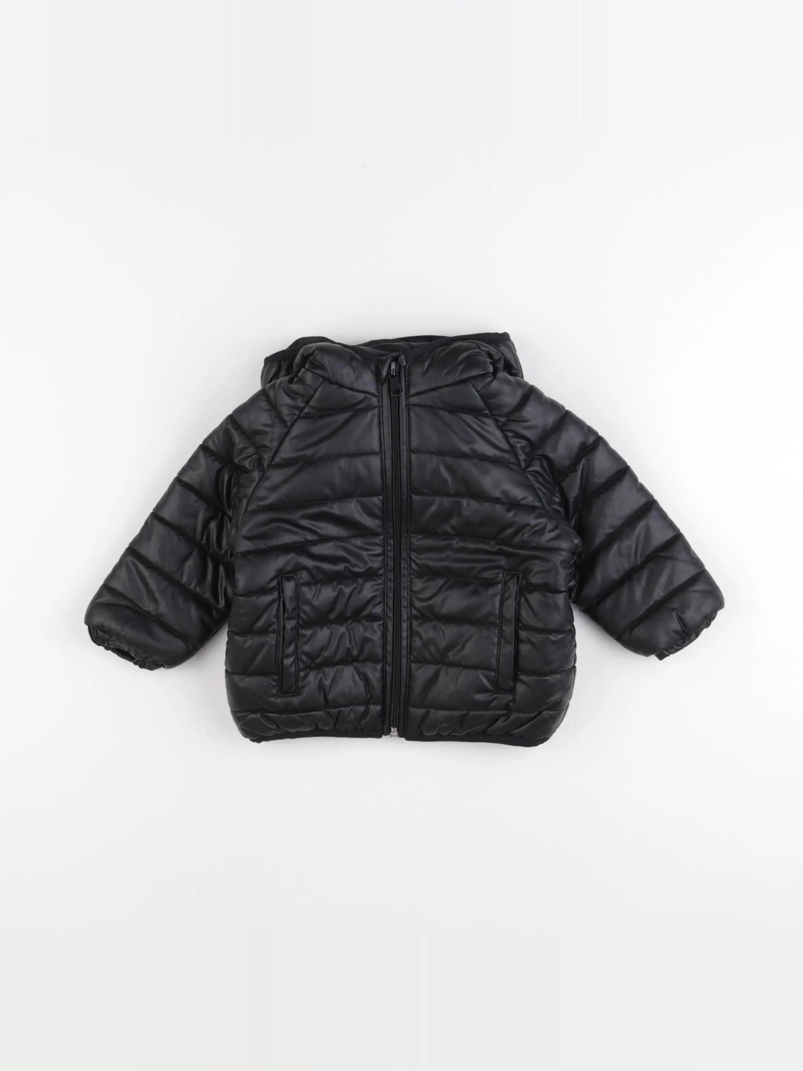 Zara - doudoune noir - 9/12 mois