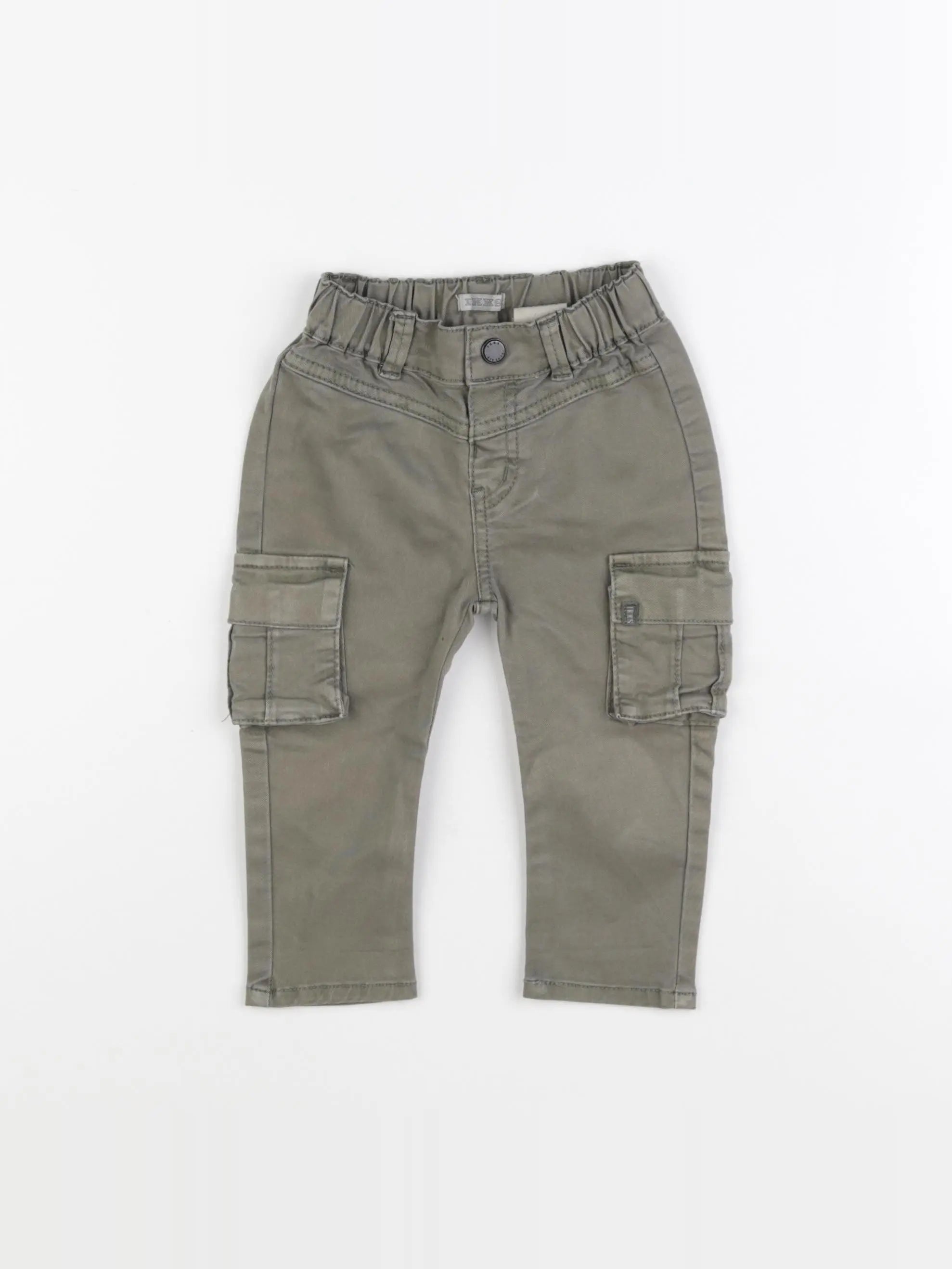 IKKS - pantalon vert - 12 mois