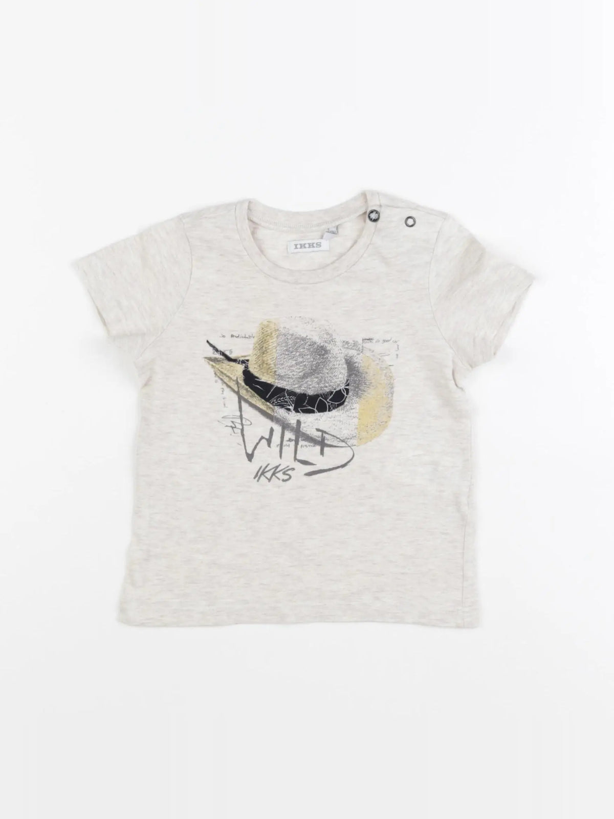 IKKS - tee-shirt beige - 12 mois