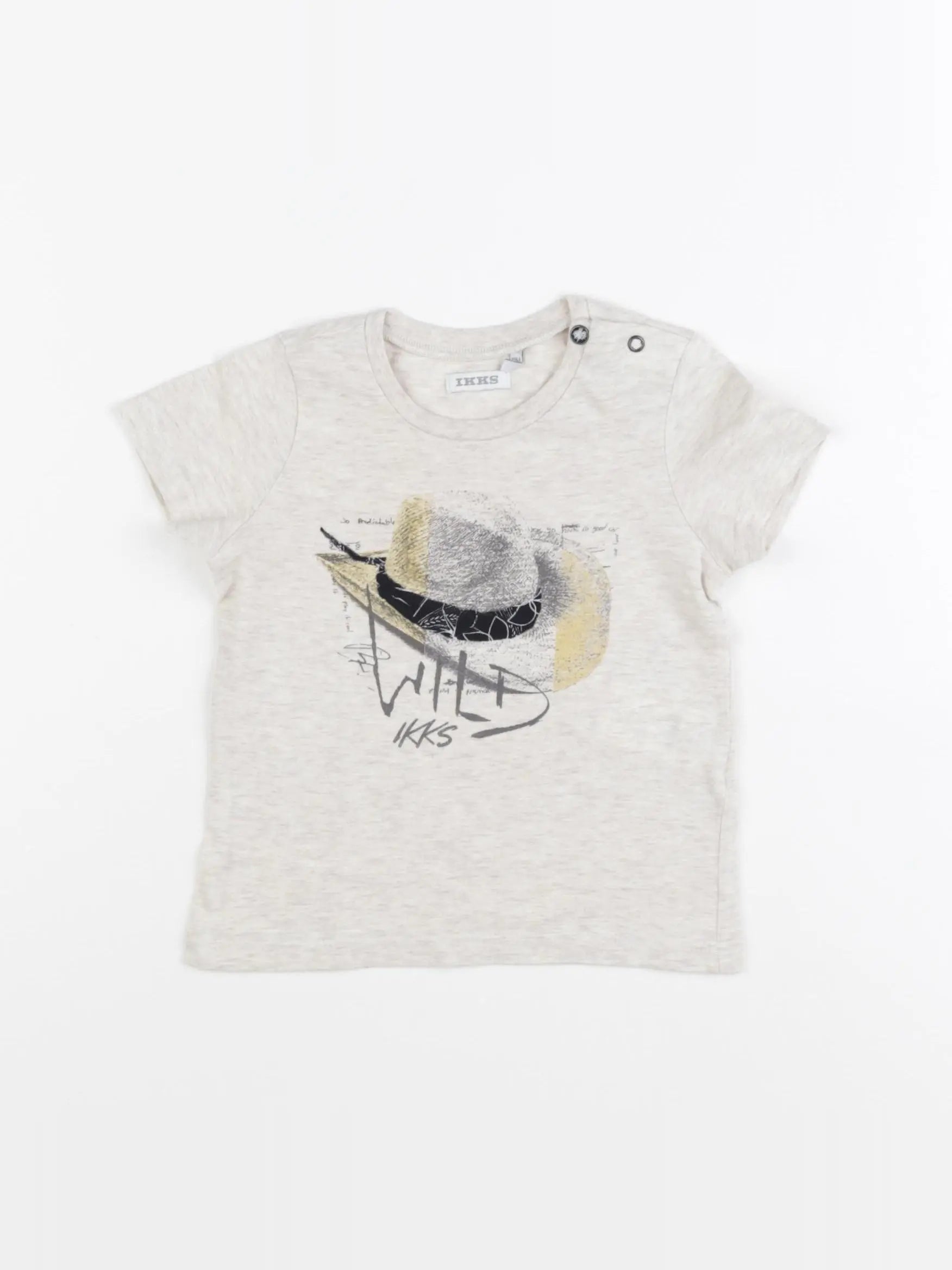 IKKS - tee-shirt beige - 12 mois