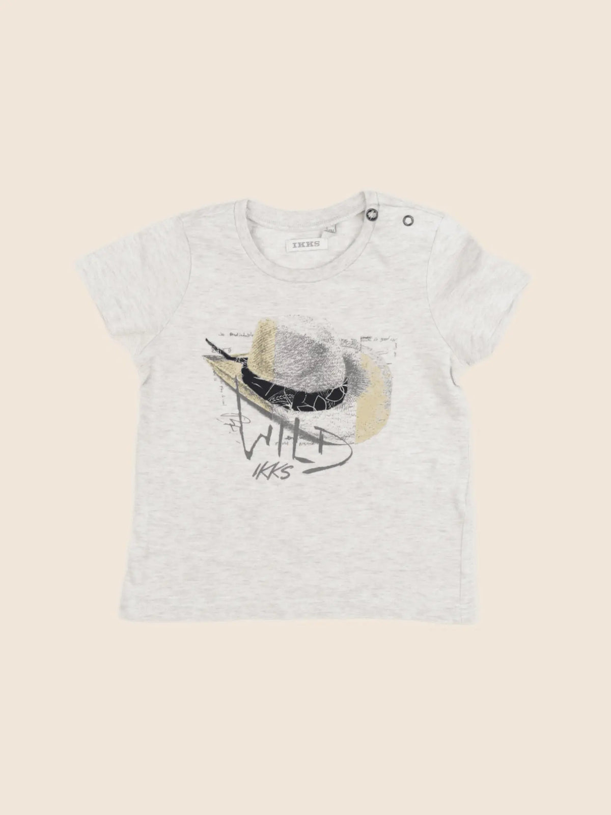 IKKS - tee-shirt beige - 12 mois