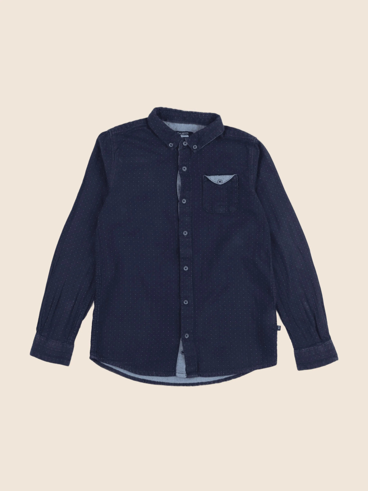 Okaidi - chemise bleu - 10 ans