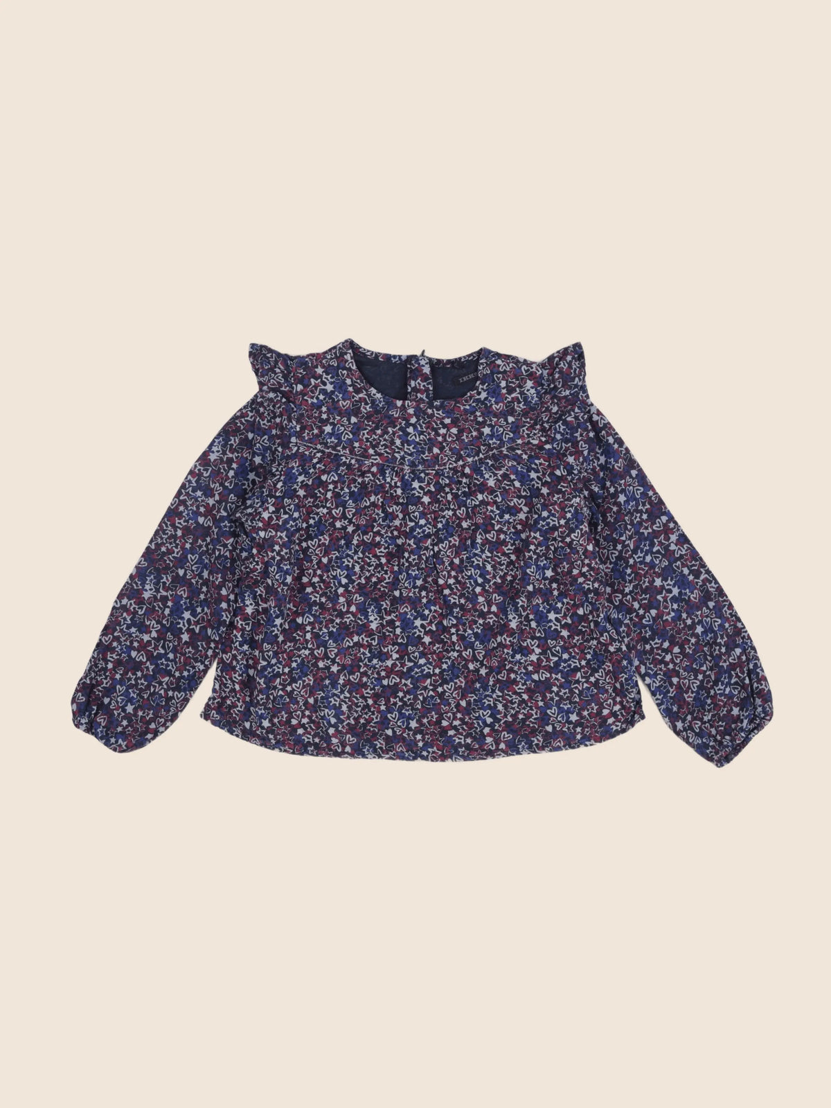 IKKS - blouse bleu - 8 ans