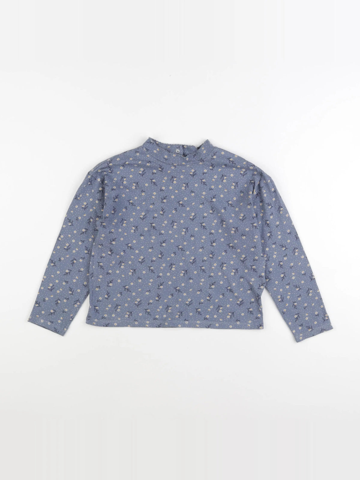 Vertbaudet - sous-pull bleu - 8 ans