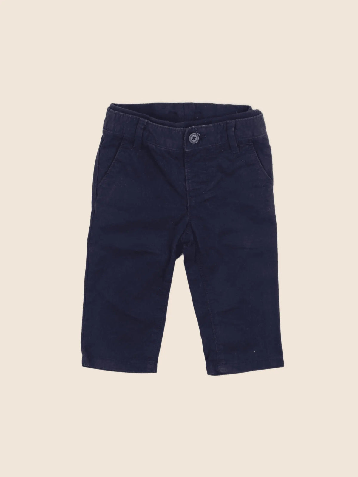 GAP - pantalon bleu - 6/12 mois