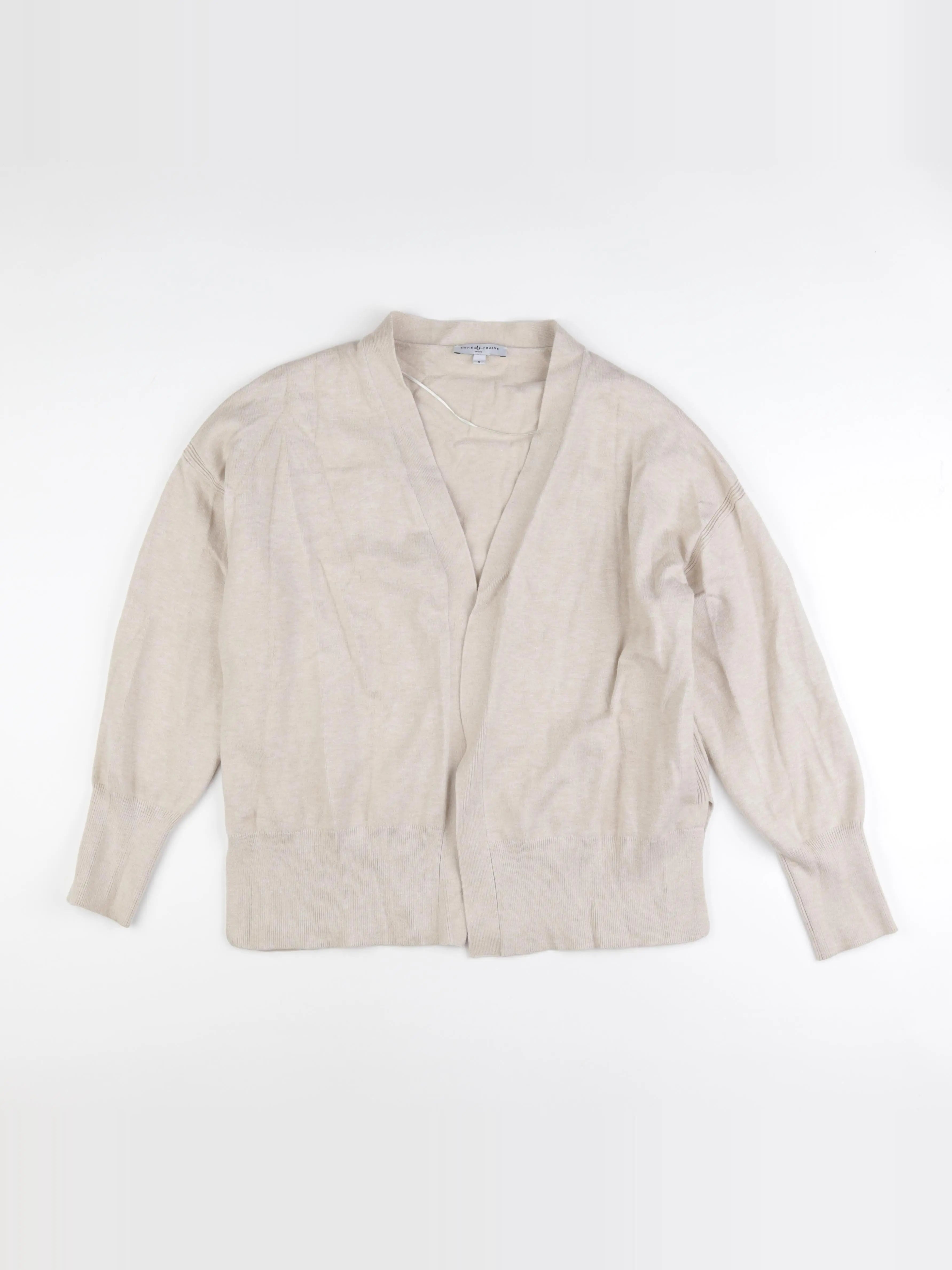 Envie de fraise - gilet grossesse beige - s