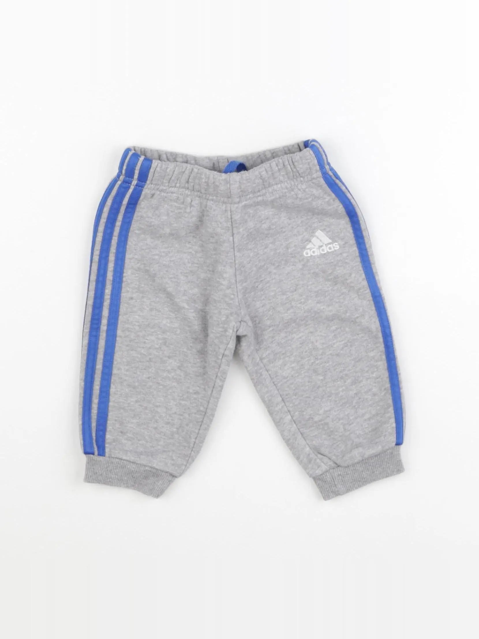 Adidas - jogging gris, bleu - 3/6 mois