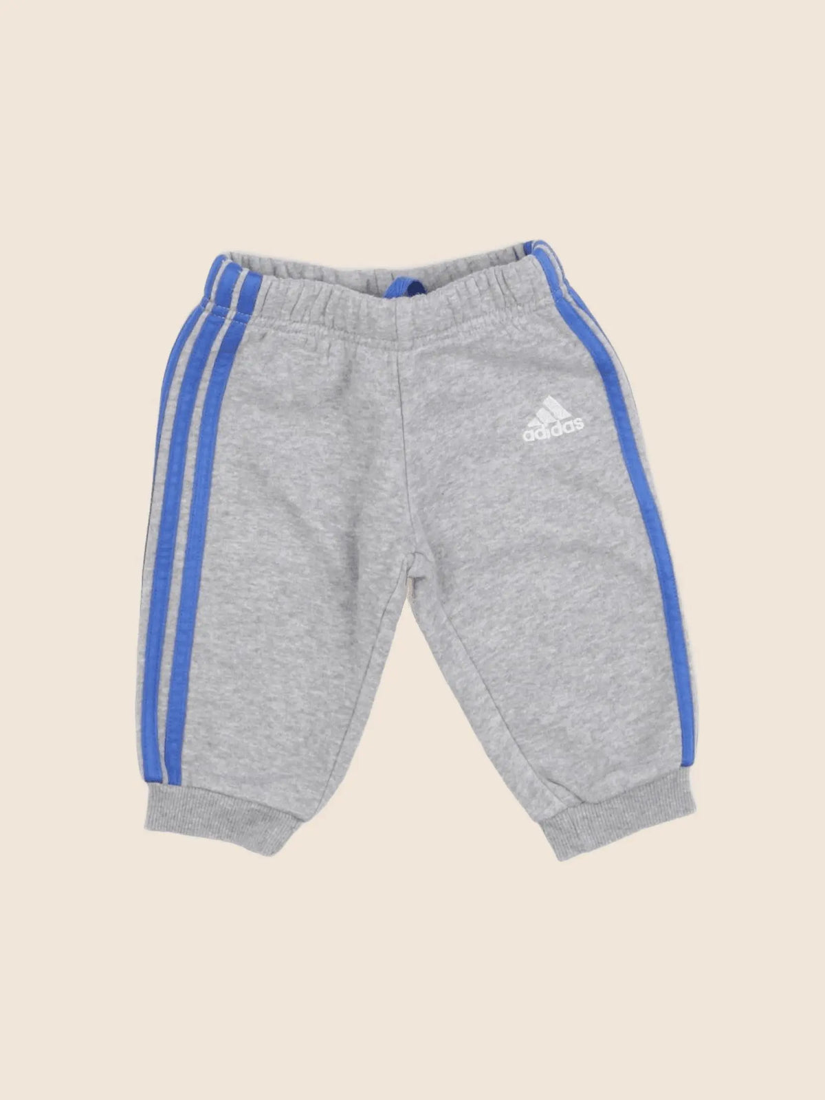 Adidas - jogging gris, bleu - 3/6 mois