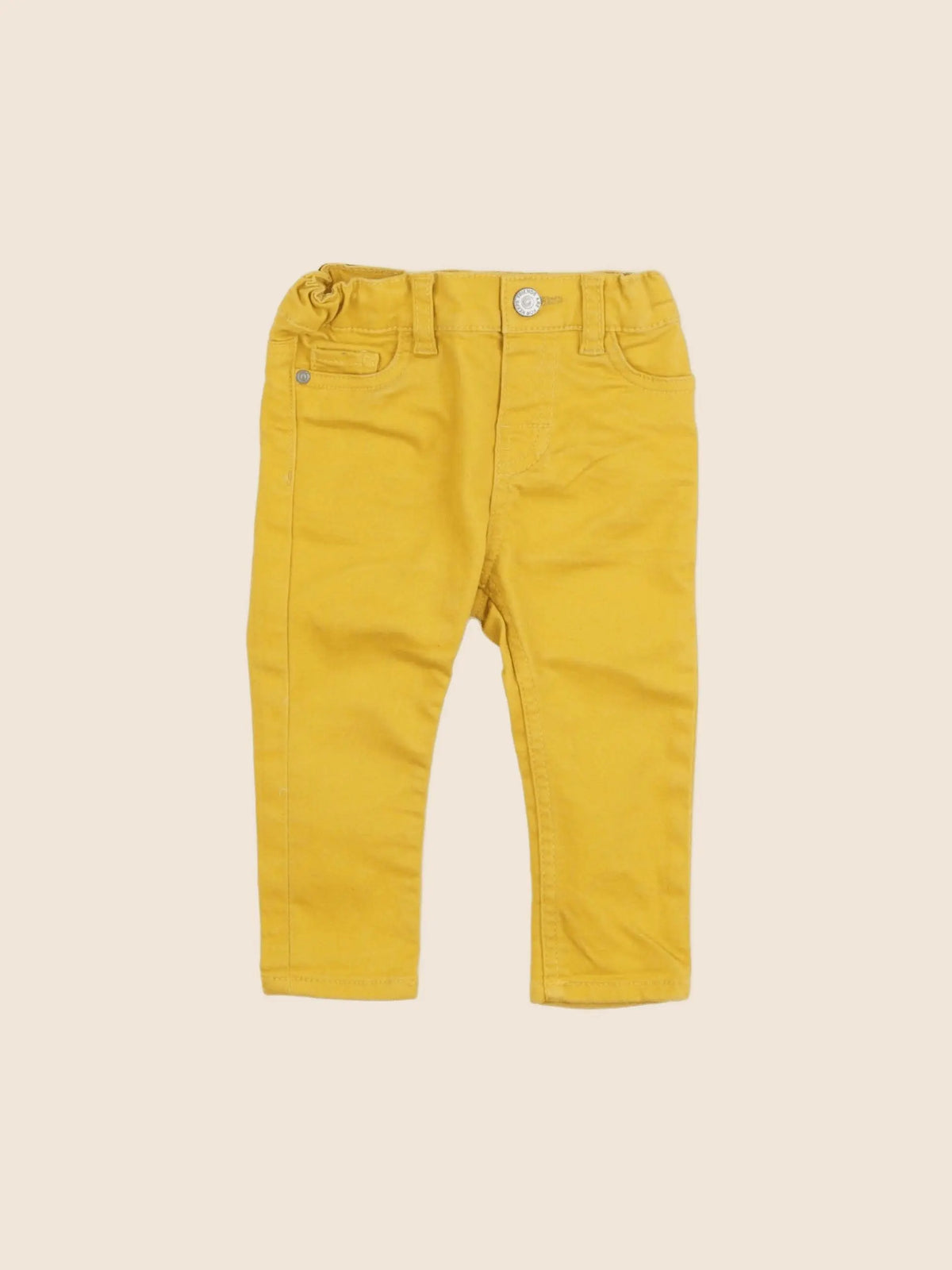 H&M - pantalon jaune - 6/9 mois