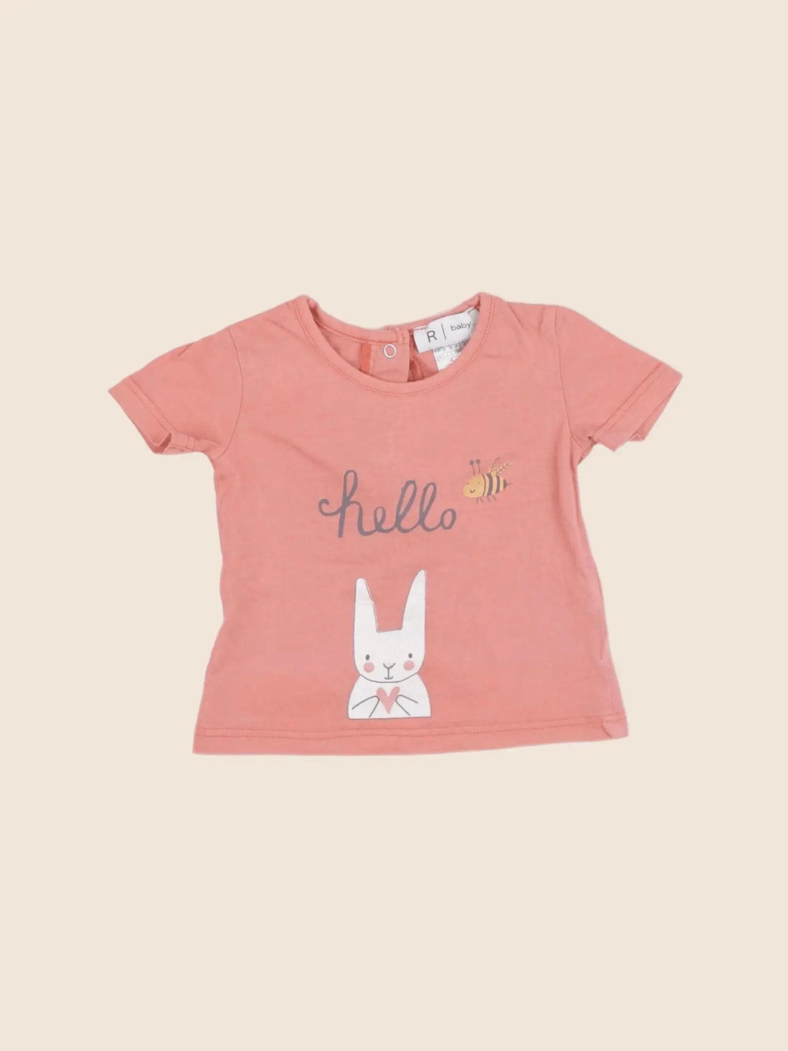 La Redoute - tee-shirt rose - 3 mois