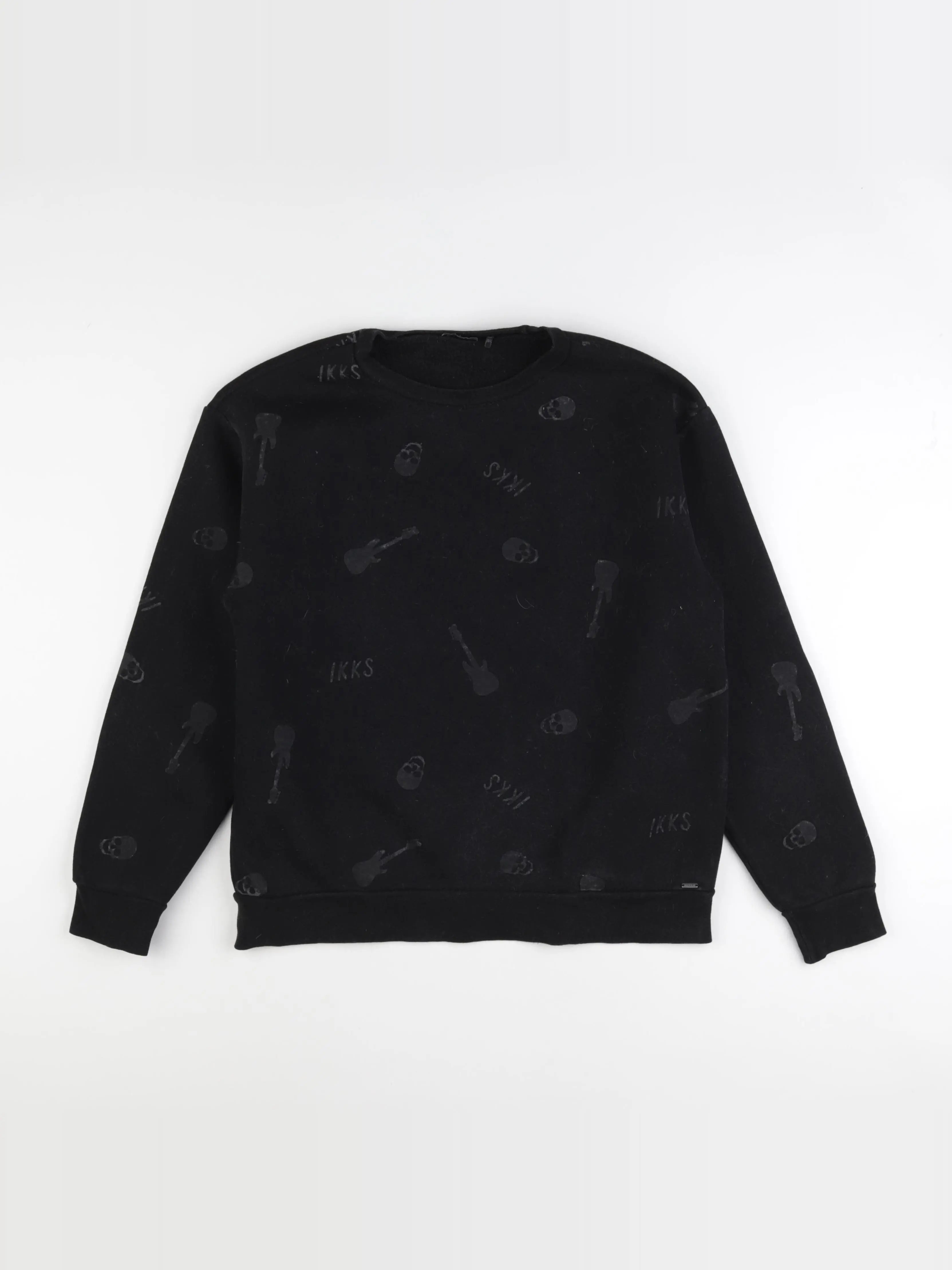 IKKS - sweat noir - 14 ans