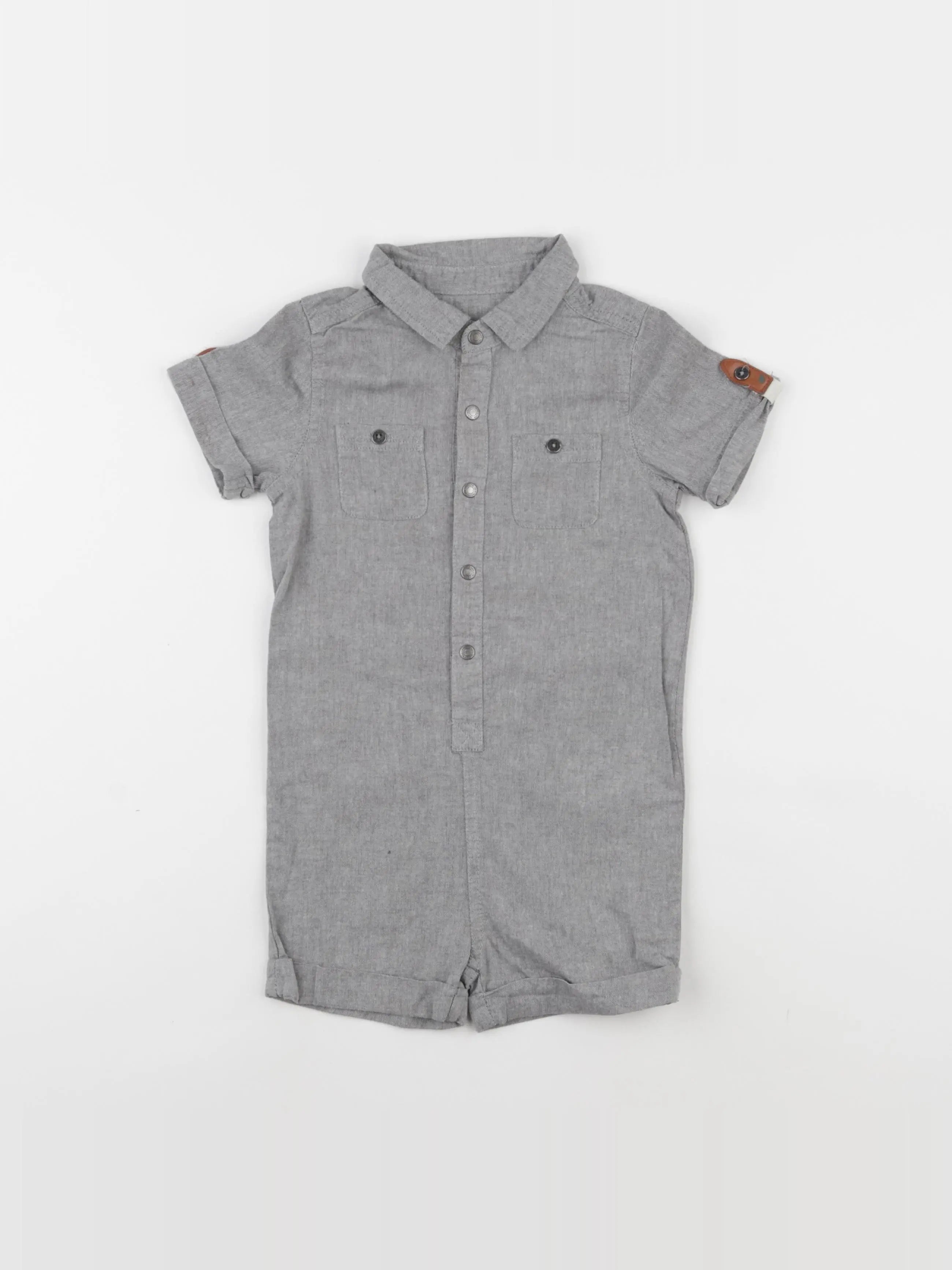 Vertbaudet - combinaison gris - 3 ans