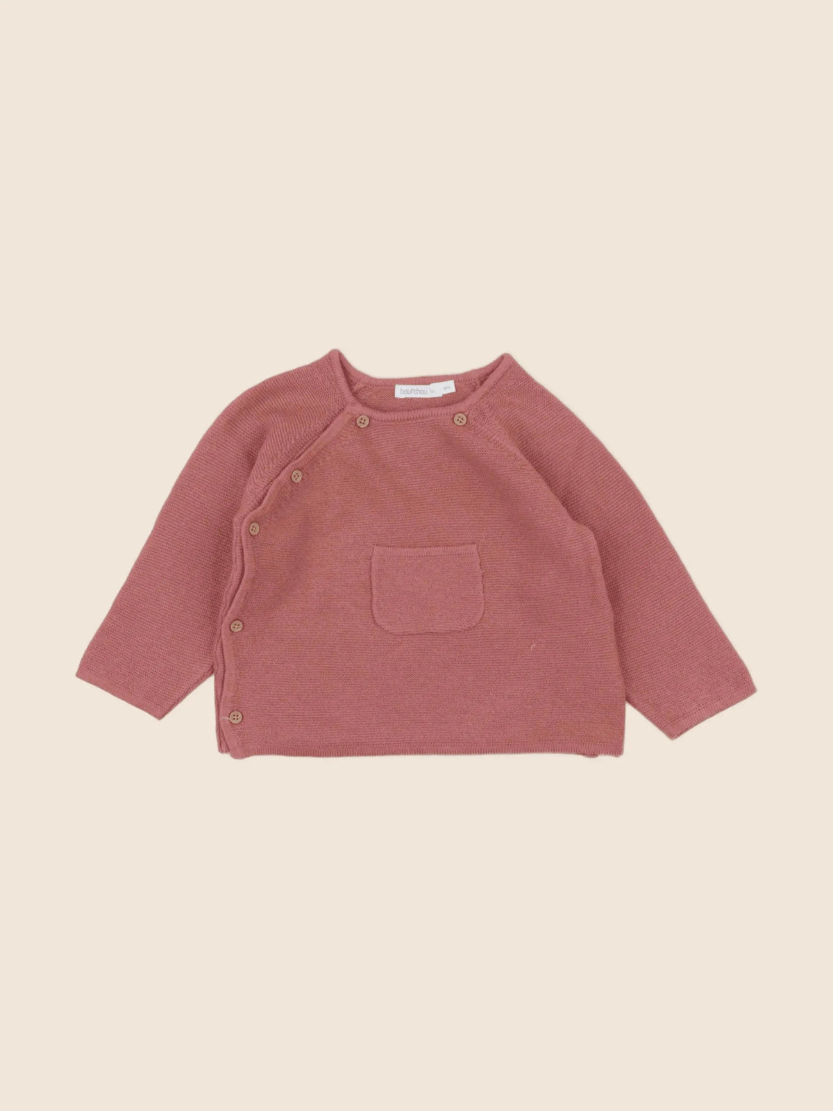Boutchou - pull rose - 6 mois