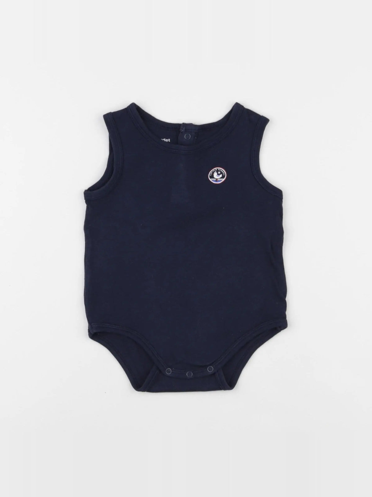 Vertbaudet - body bleu - 12 mois