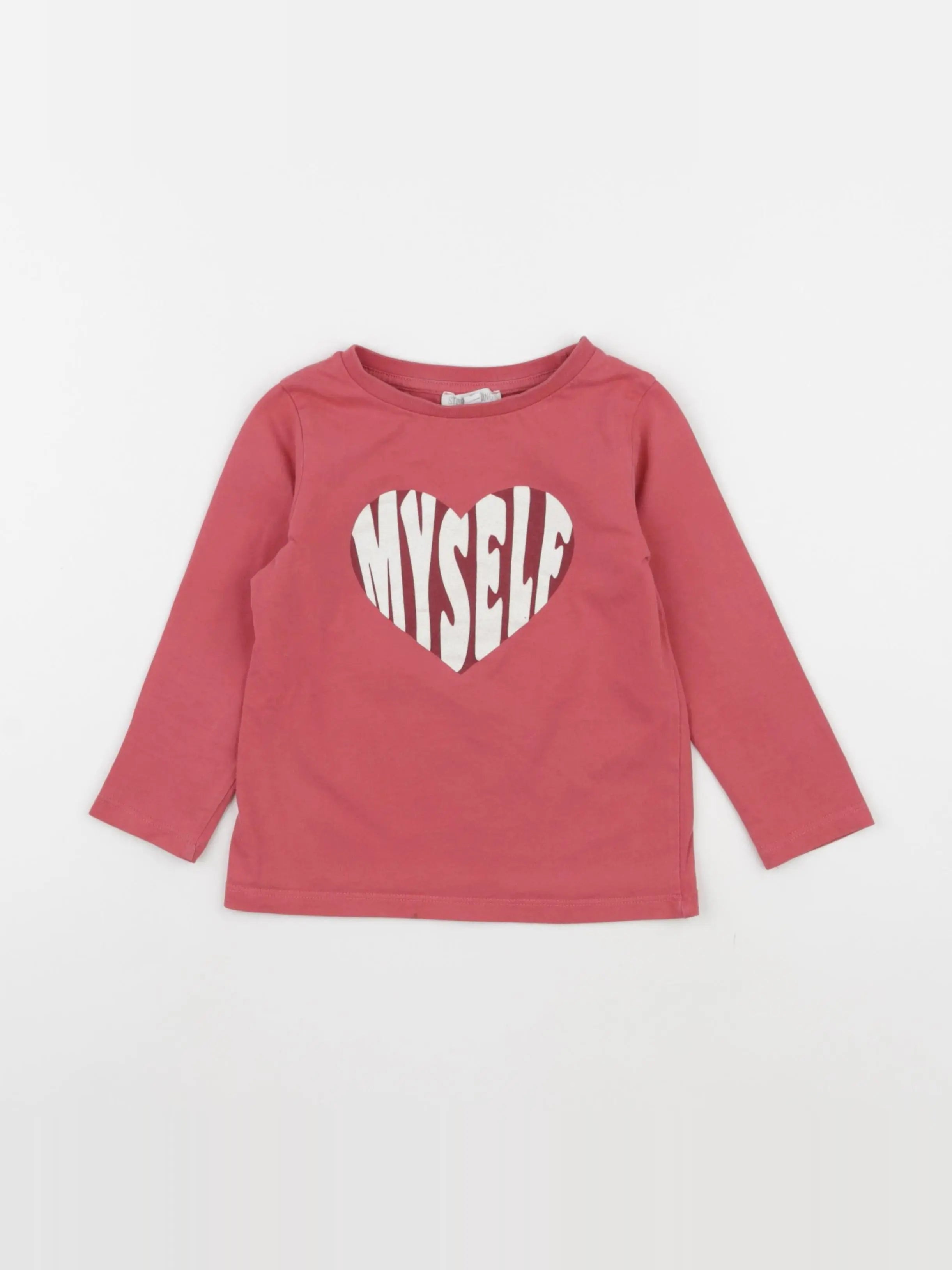 Storytelling - tee-shirt rose - 4 ans