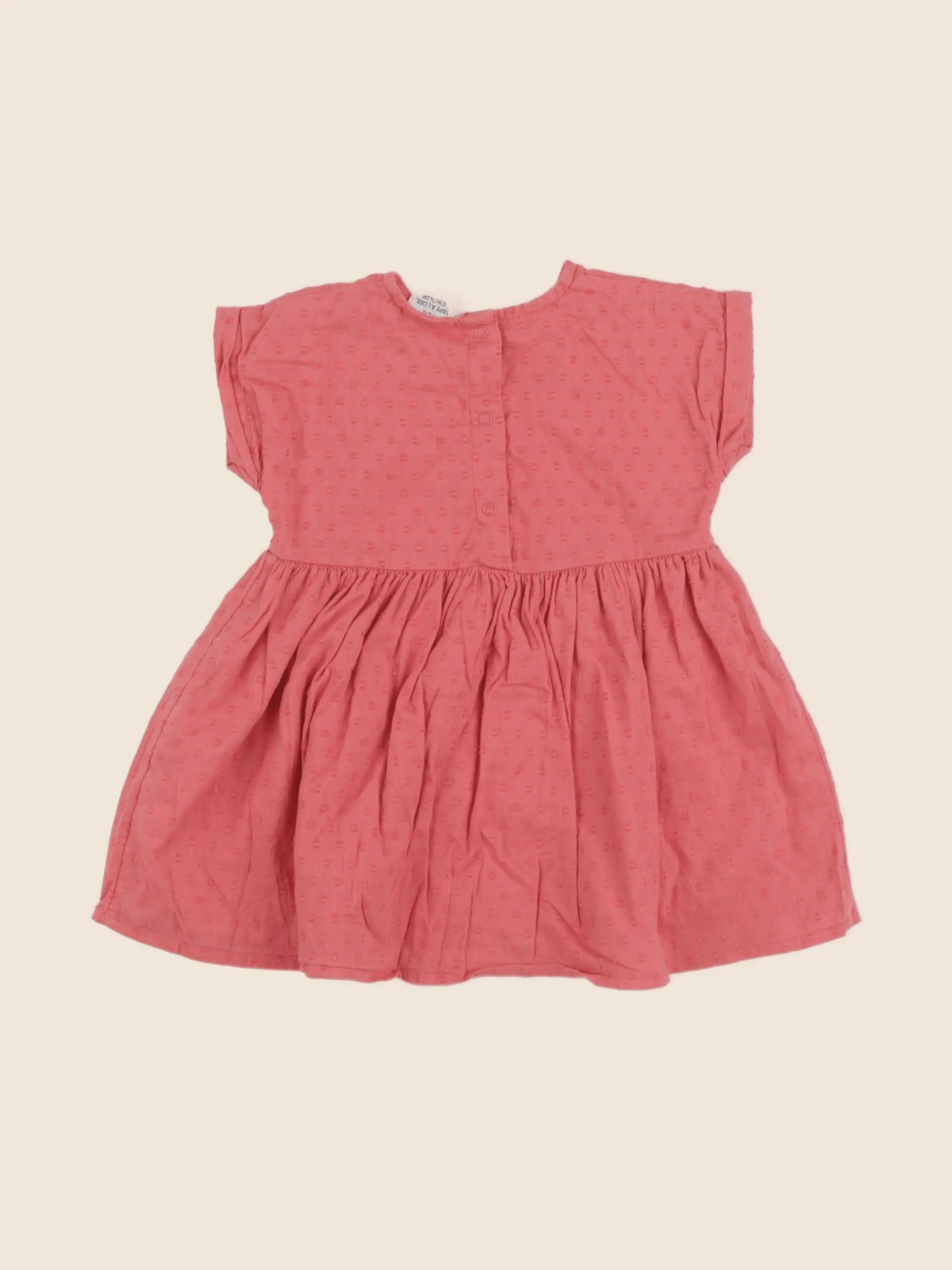 Tape à l'oeil - robe rose - 12 mois
