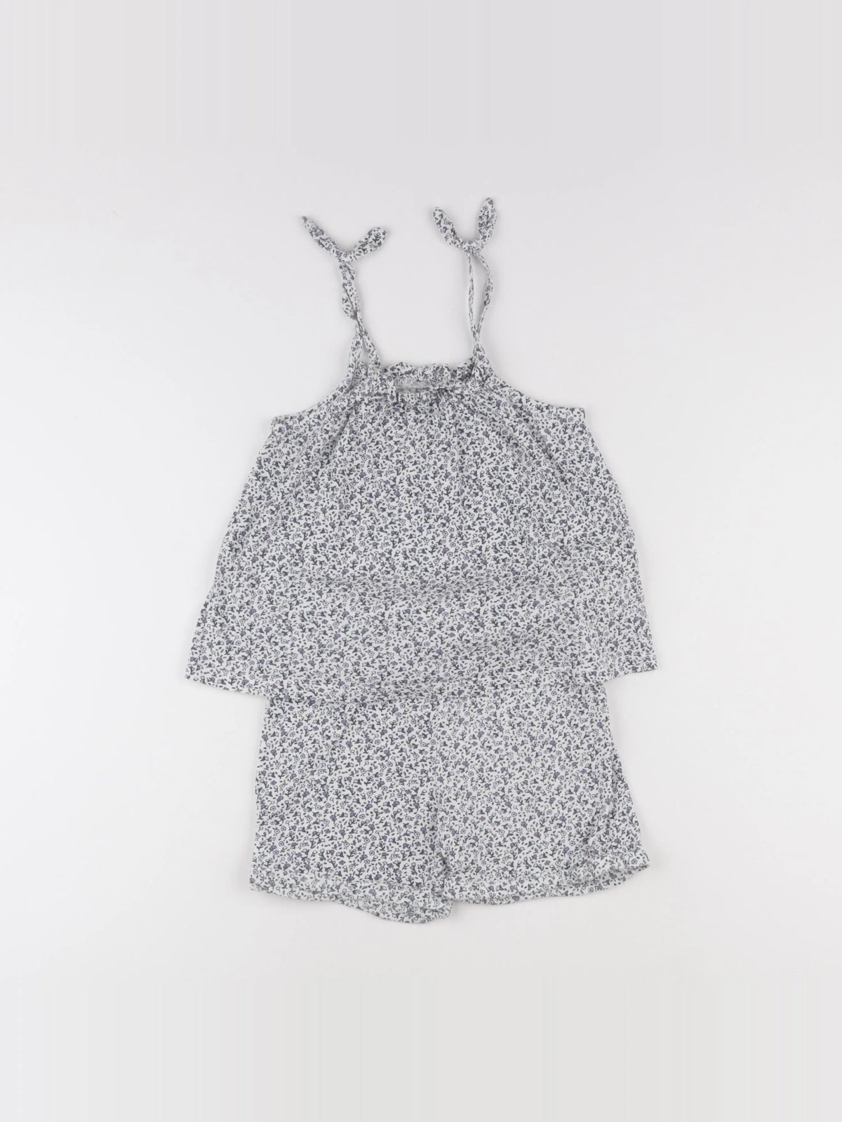 Vertbaudet - pyjama coton violet - 6 ans