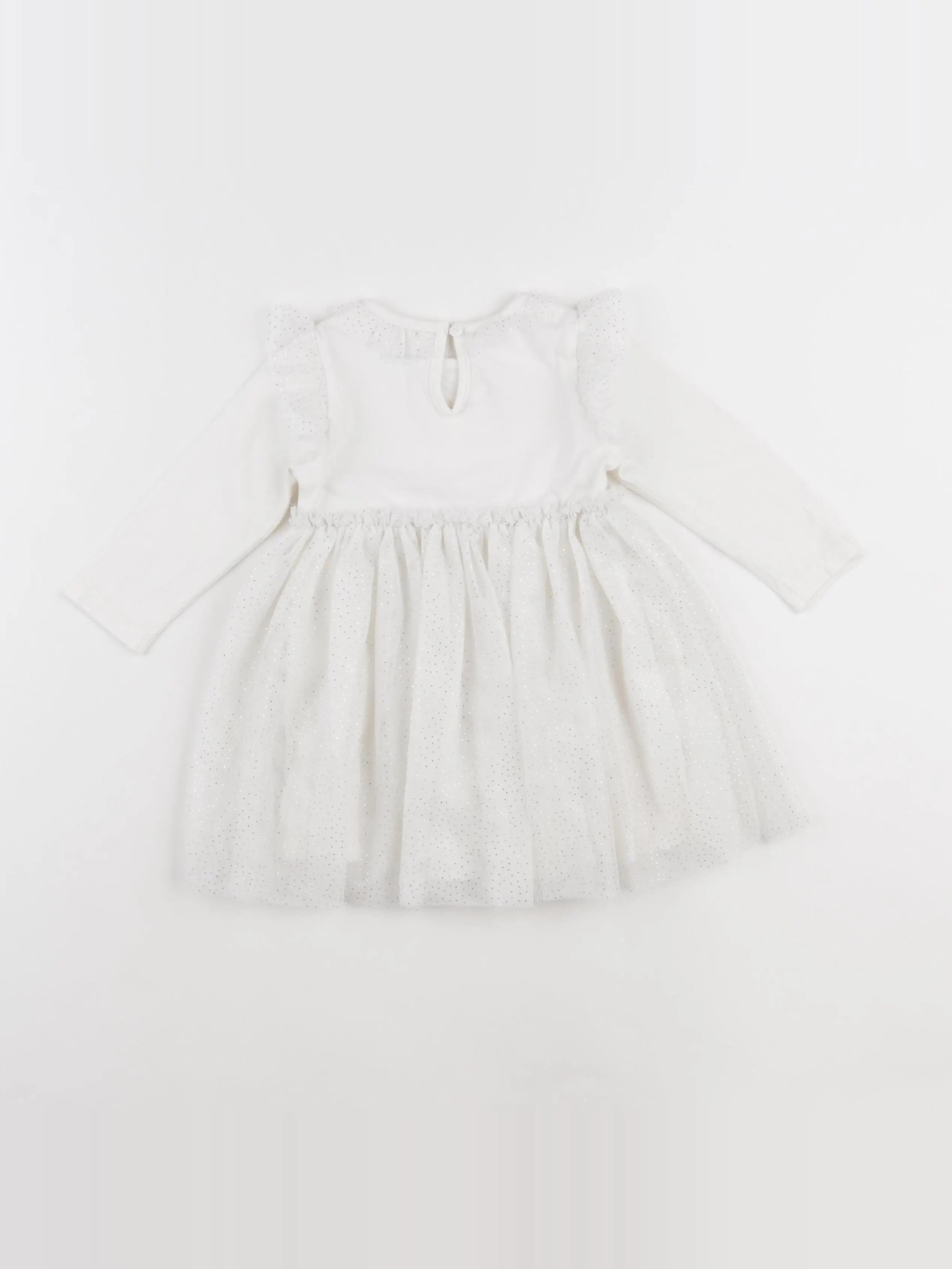 Vertbaudet - robe blanc - 9 mois