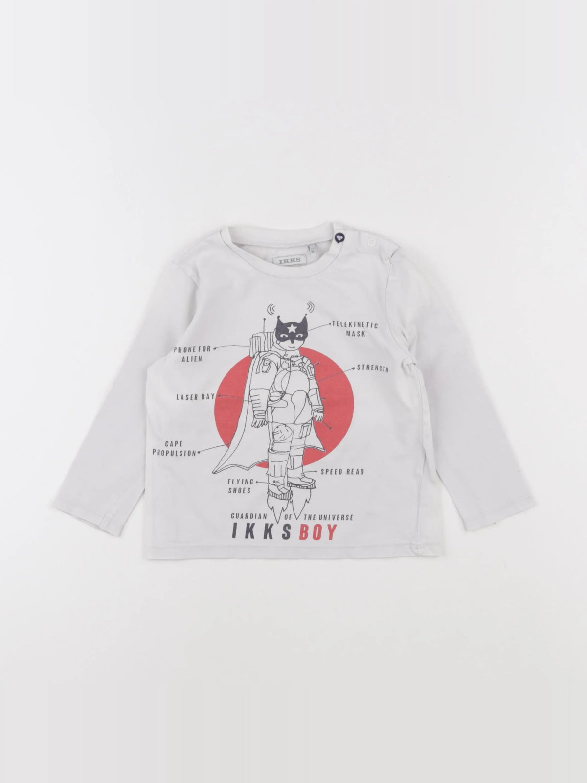 IKKS - tee-shirt blanc - 2 ans
