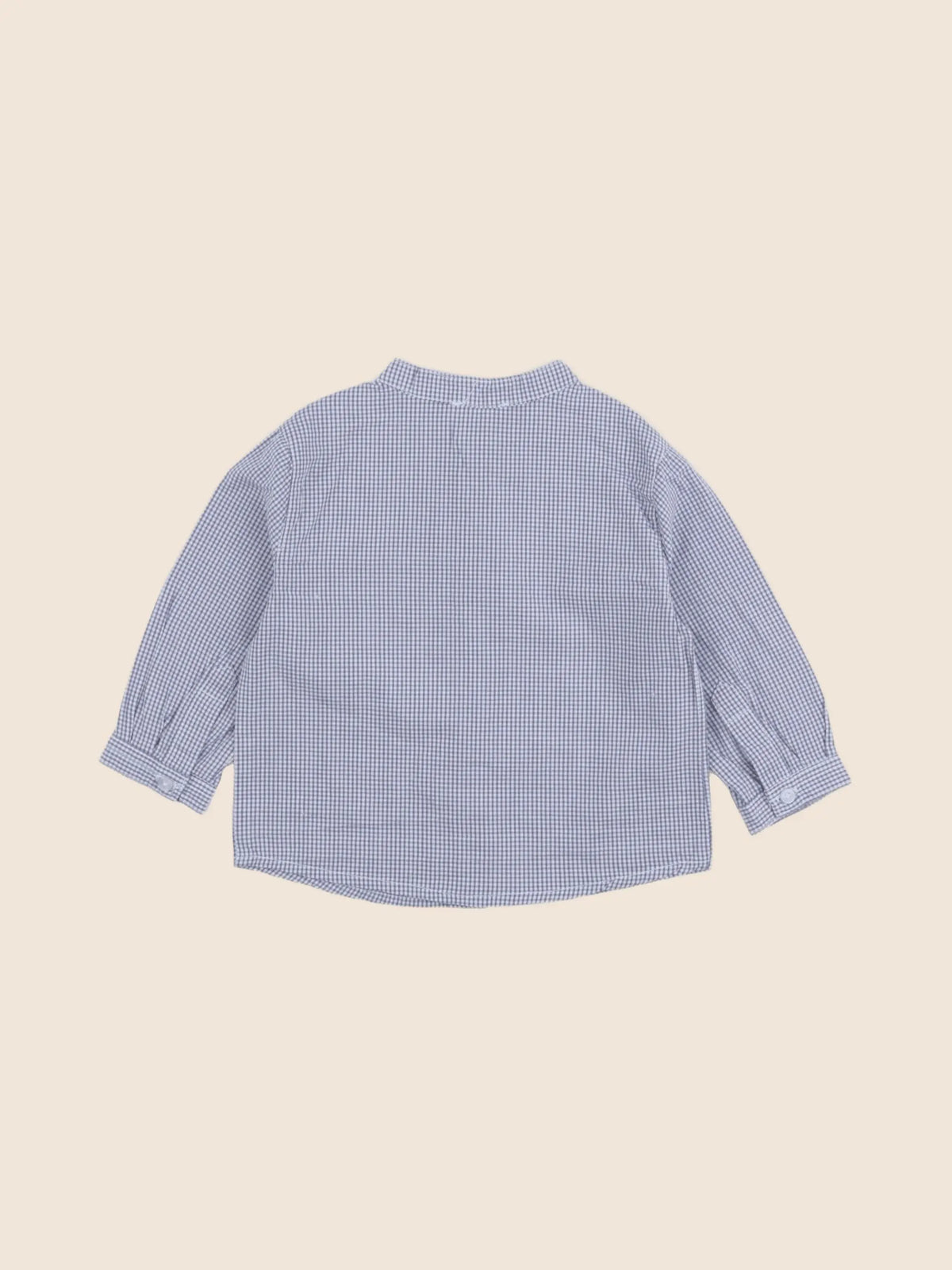 Boutchou - chemise bleu - 6 mois