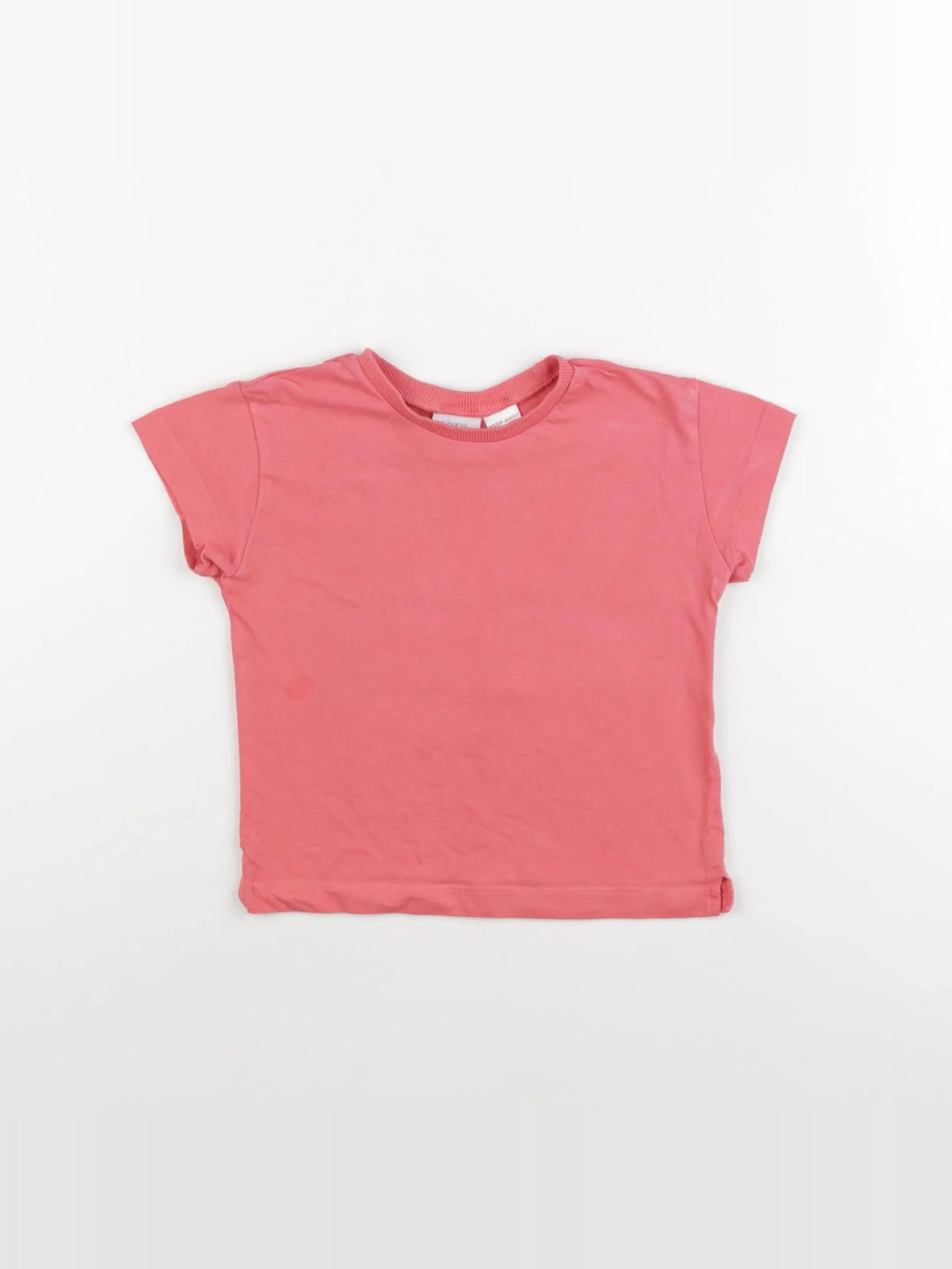 Zara - tee-shirt rose - 12/18 mois