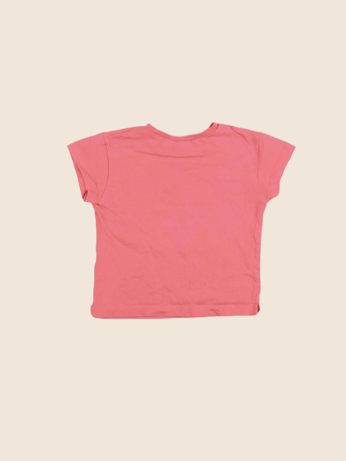 Zara - tee-shirt rose - 12/18 mois