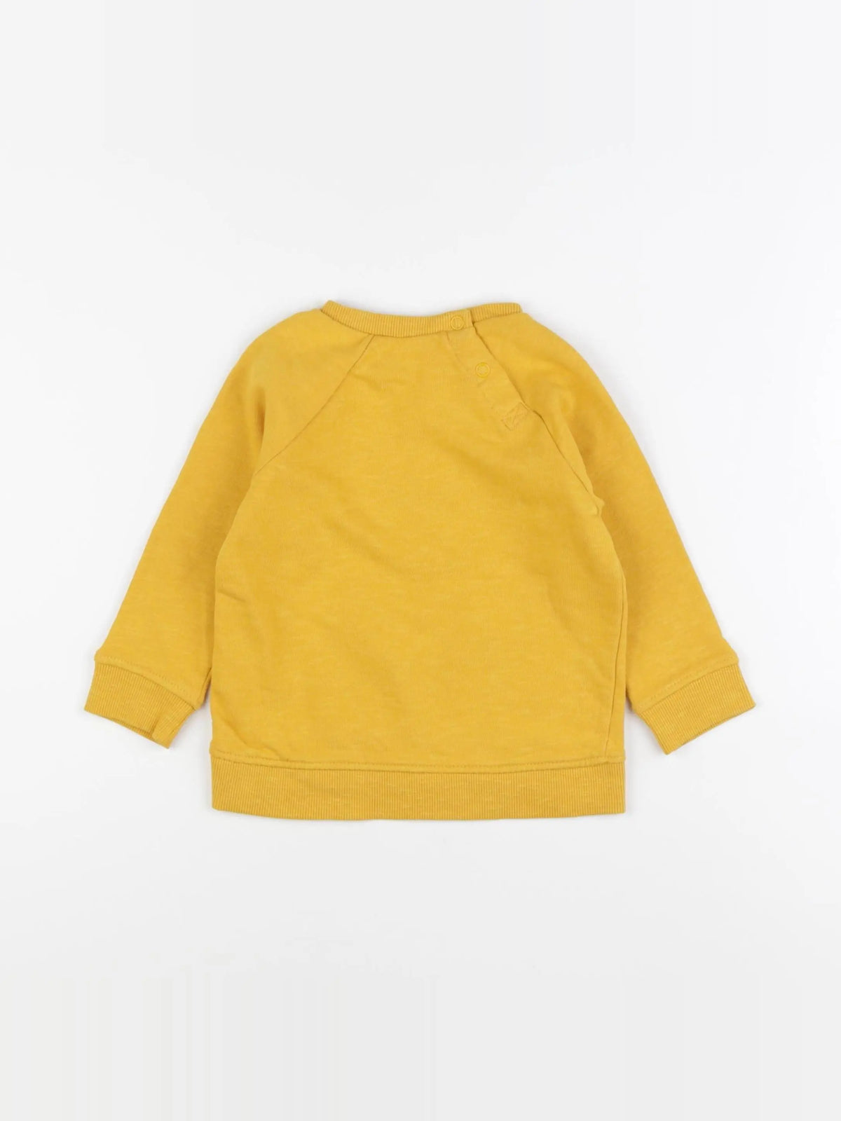 H&M - sweat jaune - 12/18 mois
