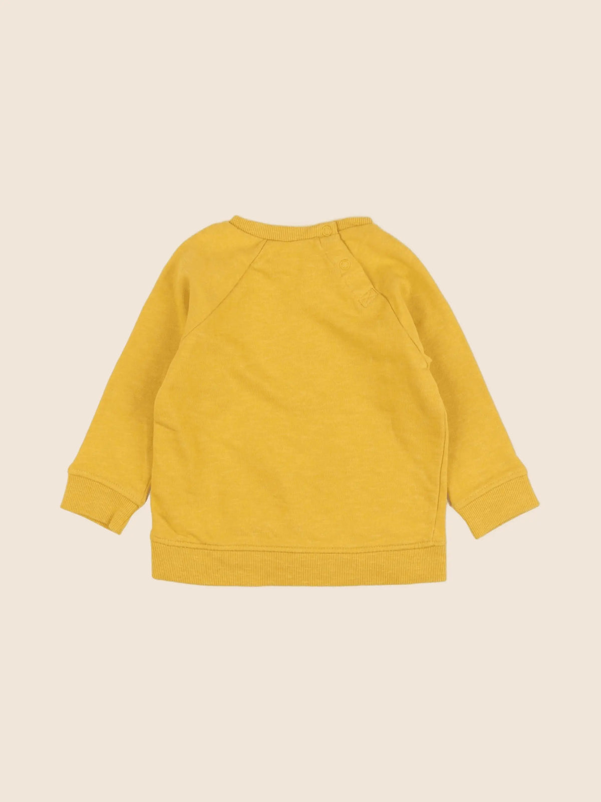 H&M - sweat jaune - 12/18 mois