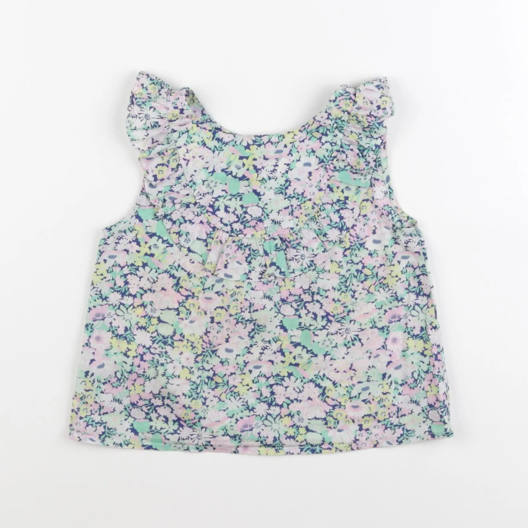 Jacadi - blouse liberty bleu - 4 ans