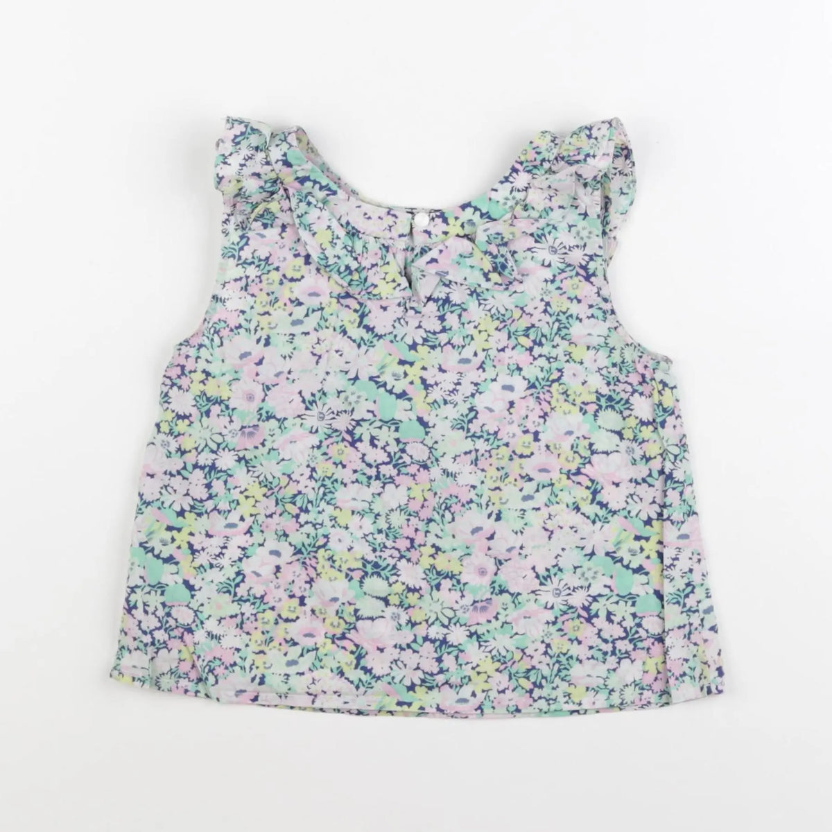 Jacadi - blouse liberty bleu - 4 ans