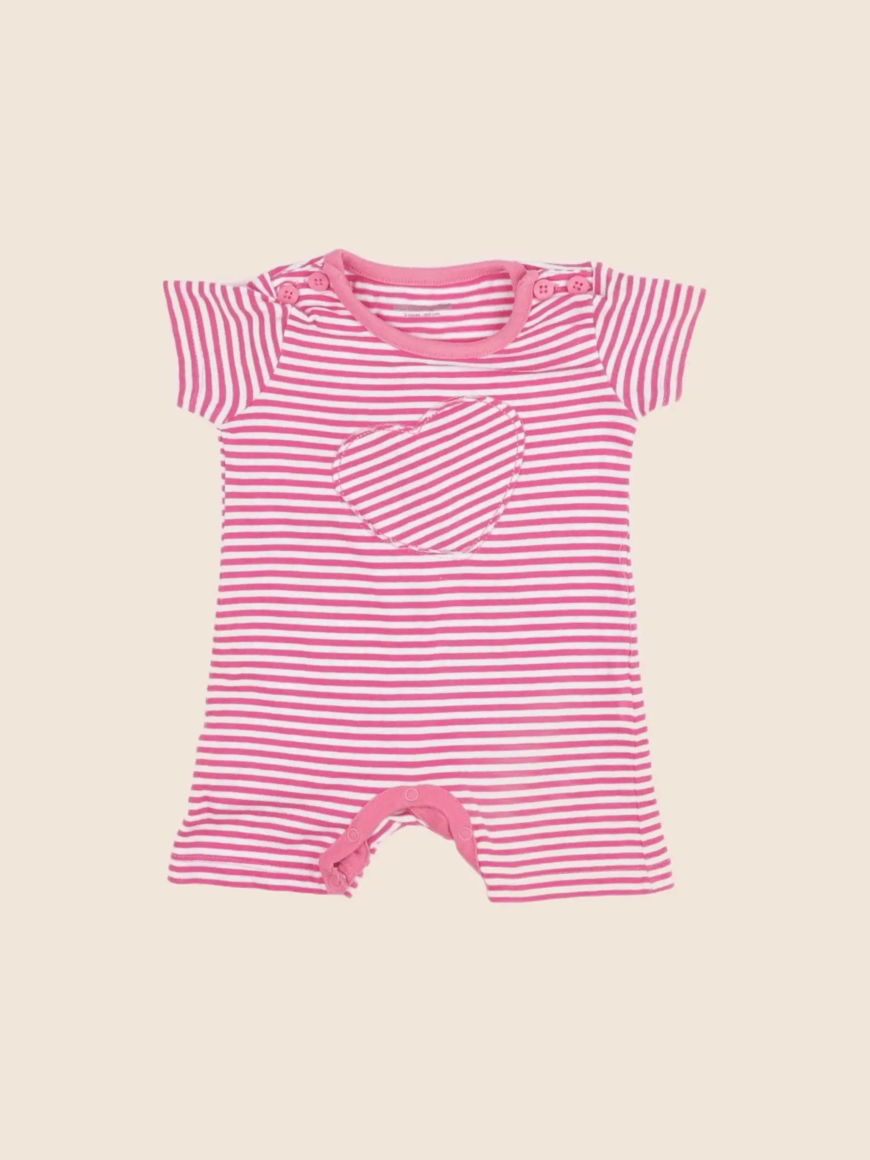 Vertbaudet - combinaison rose - 3 mois