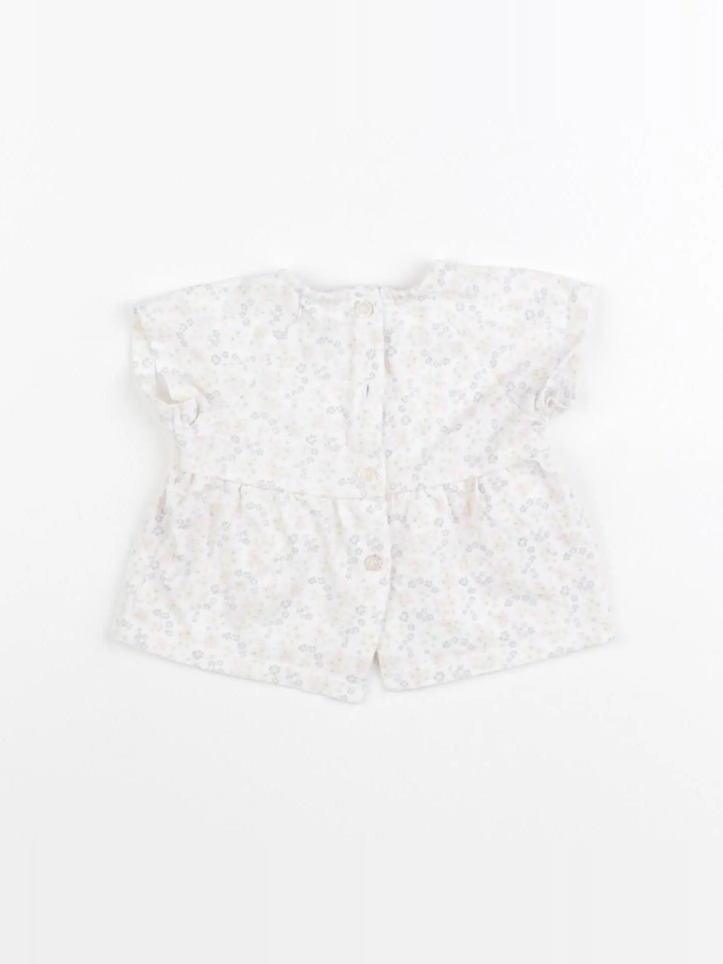 Vertbaudet - tee-shirt blanc - 3 mois