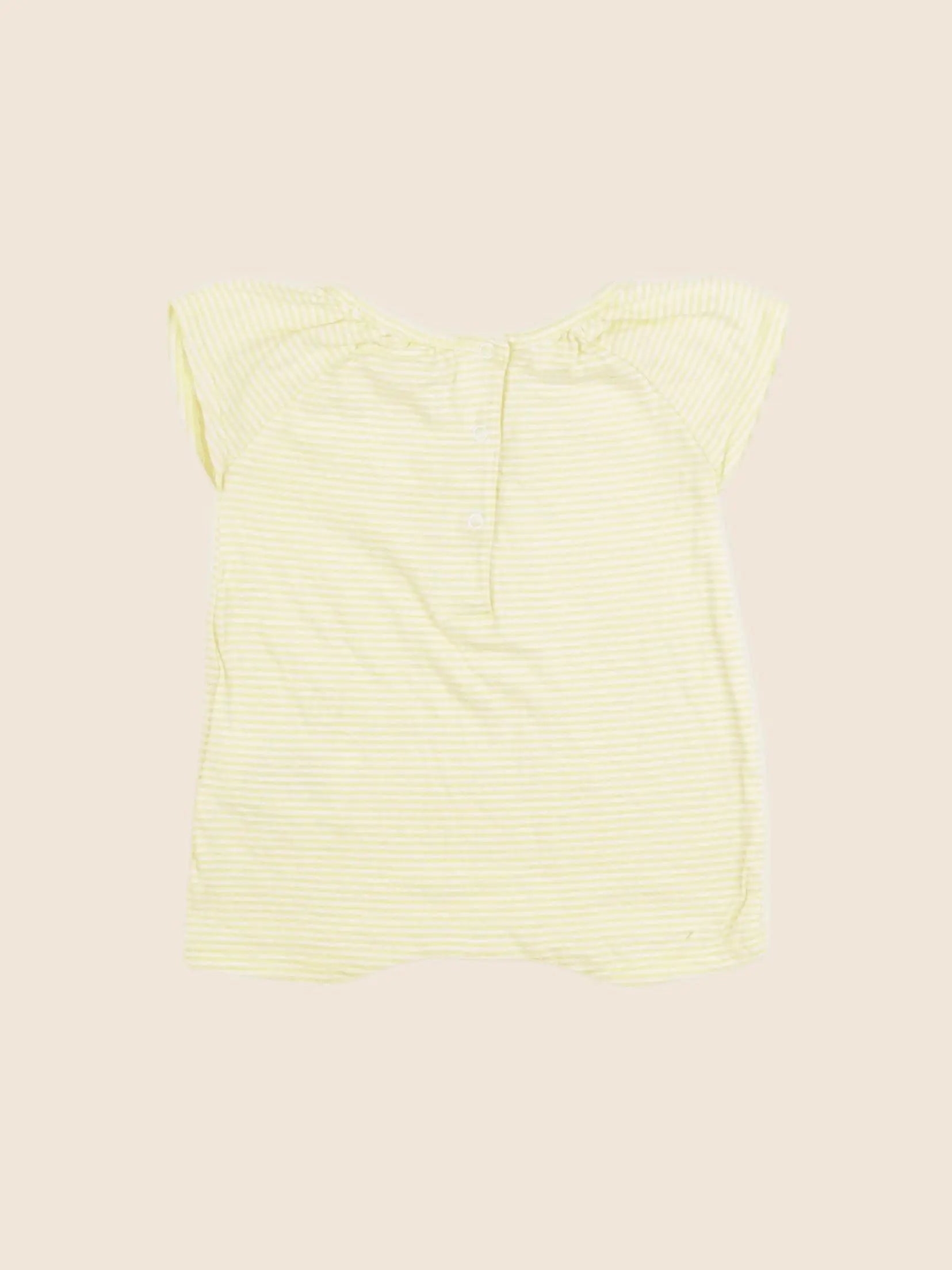 Vertbaudet - combinaison jaune - 3 mois