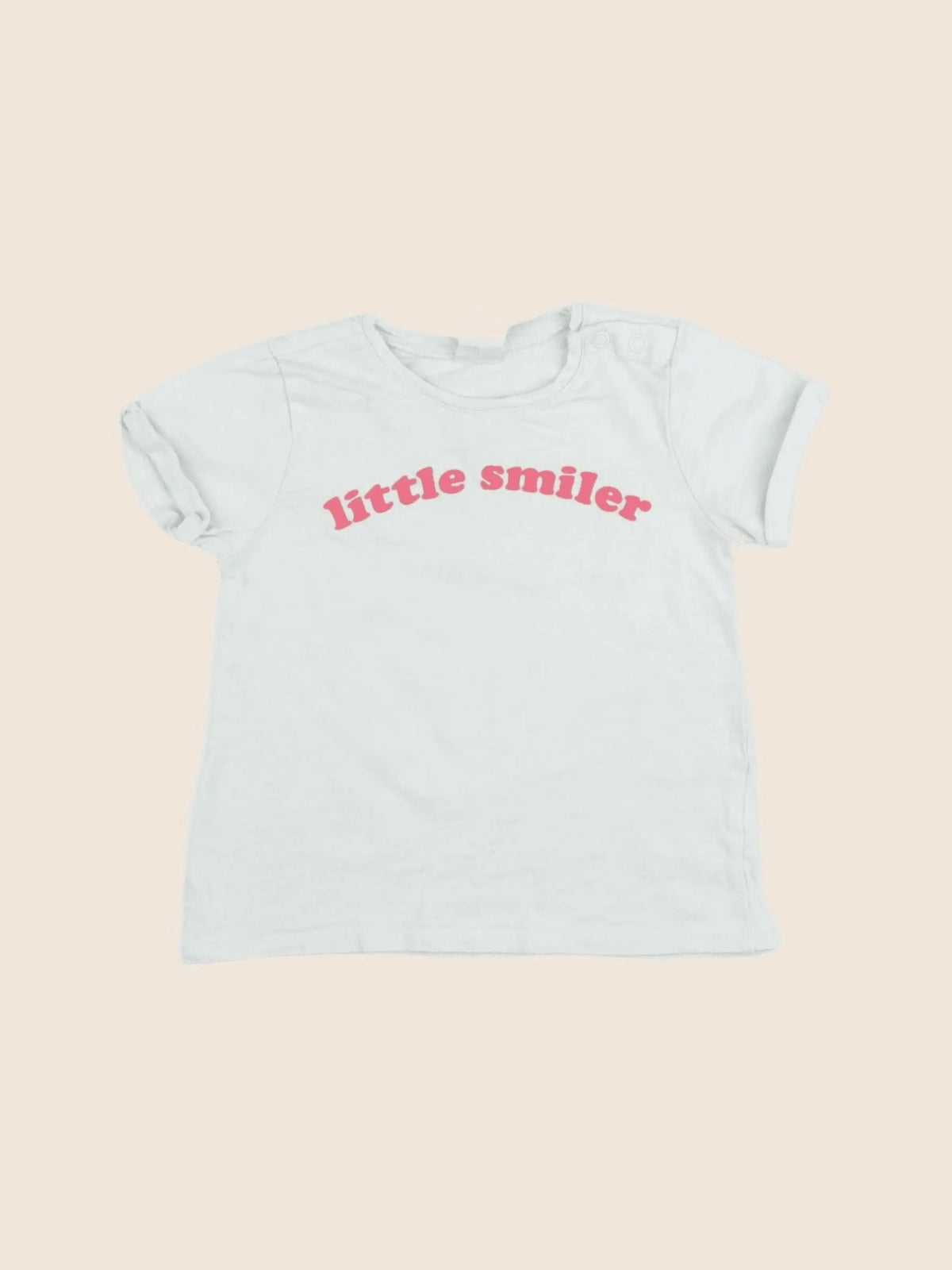 H&M - tee-shirt bleu - 9/12 mois
