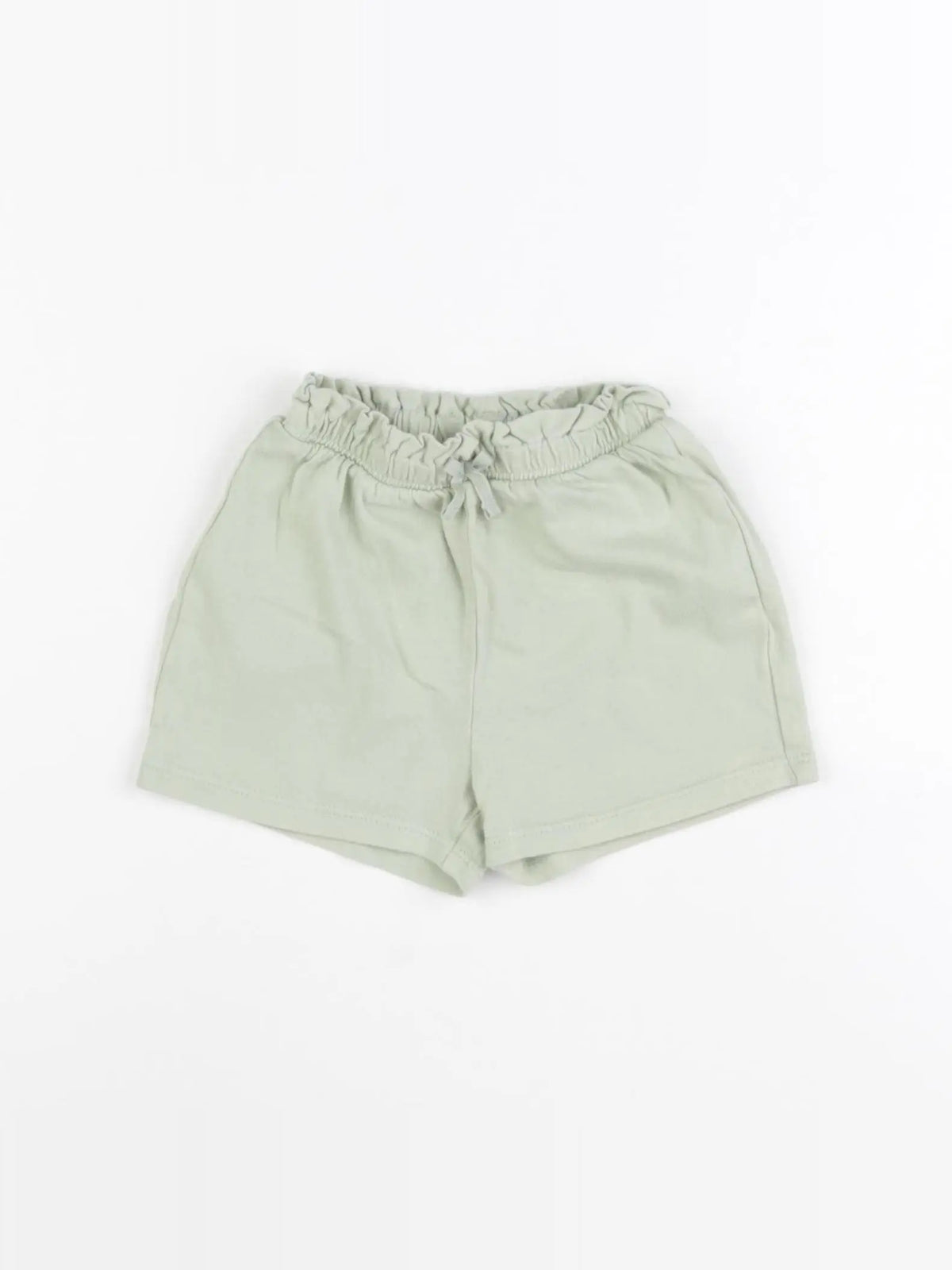 H&M - short vert - 12/18 mois