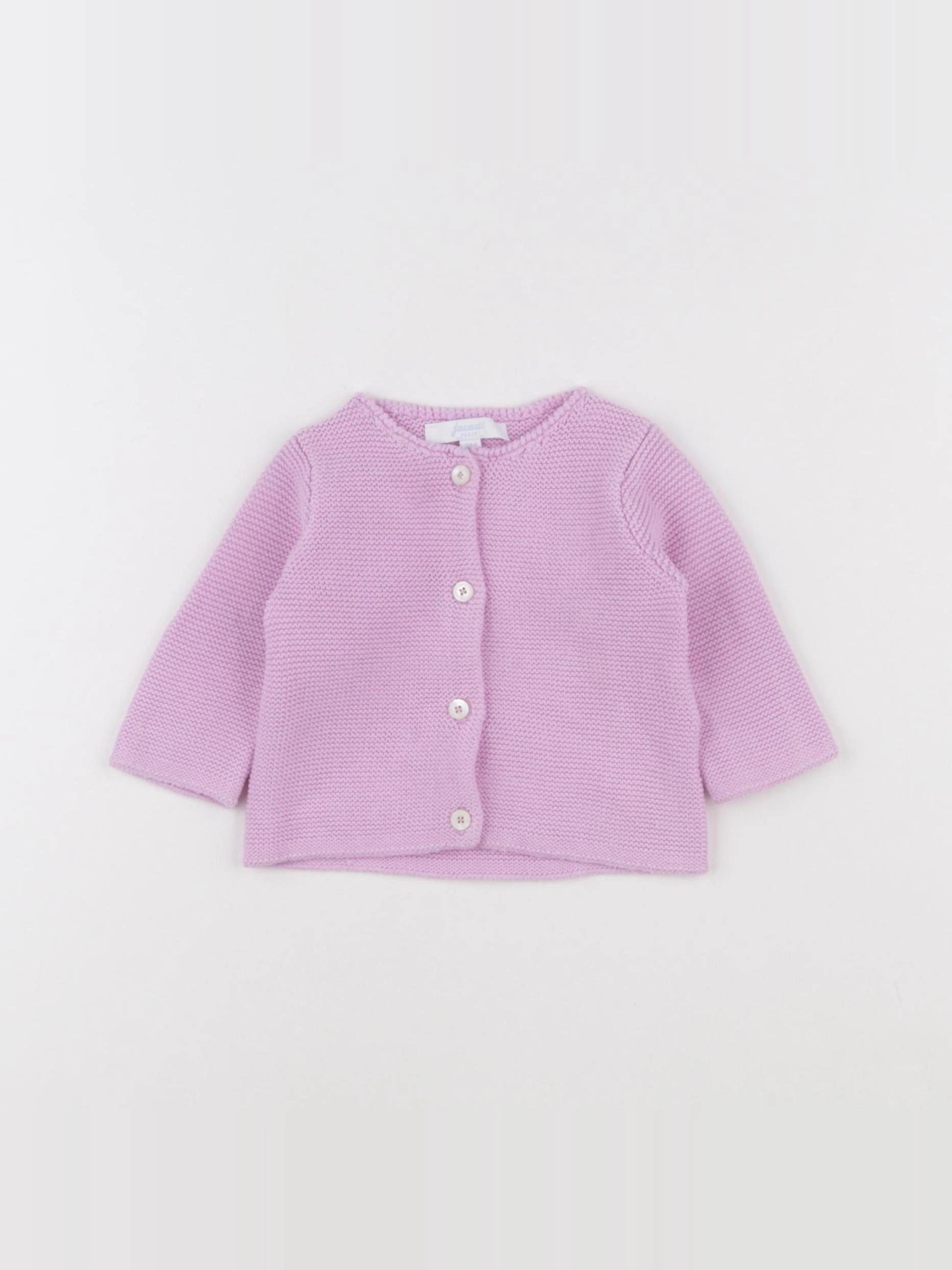 Jacadi - gilet rose - 3 mois