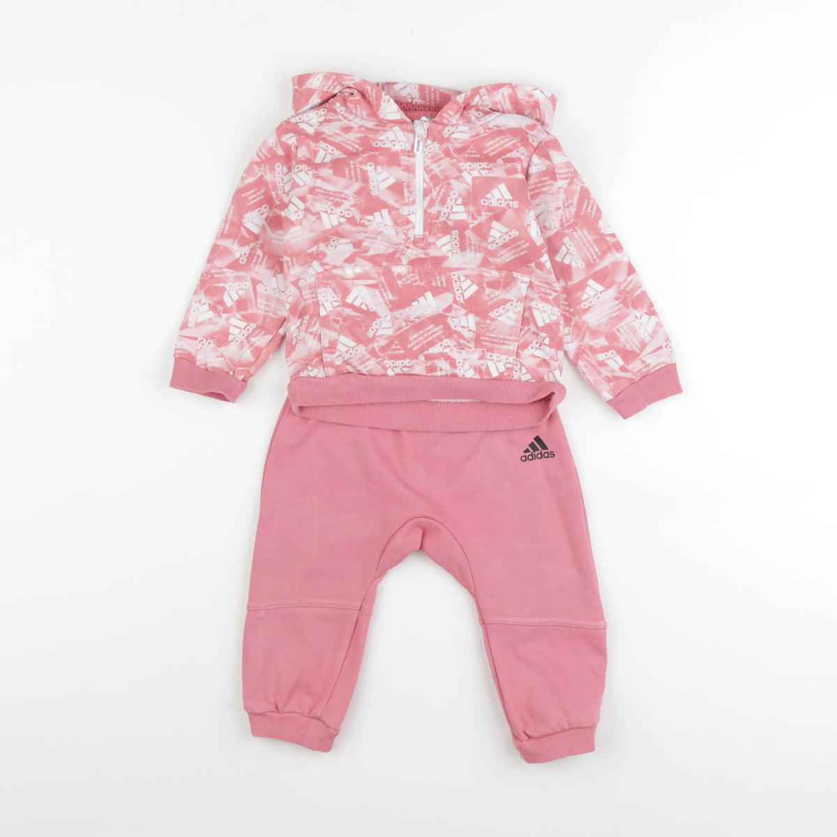 Adidas - ensemble rose - 6/9 mois