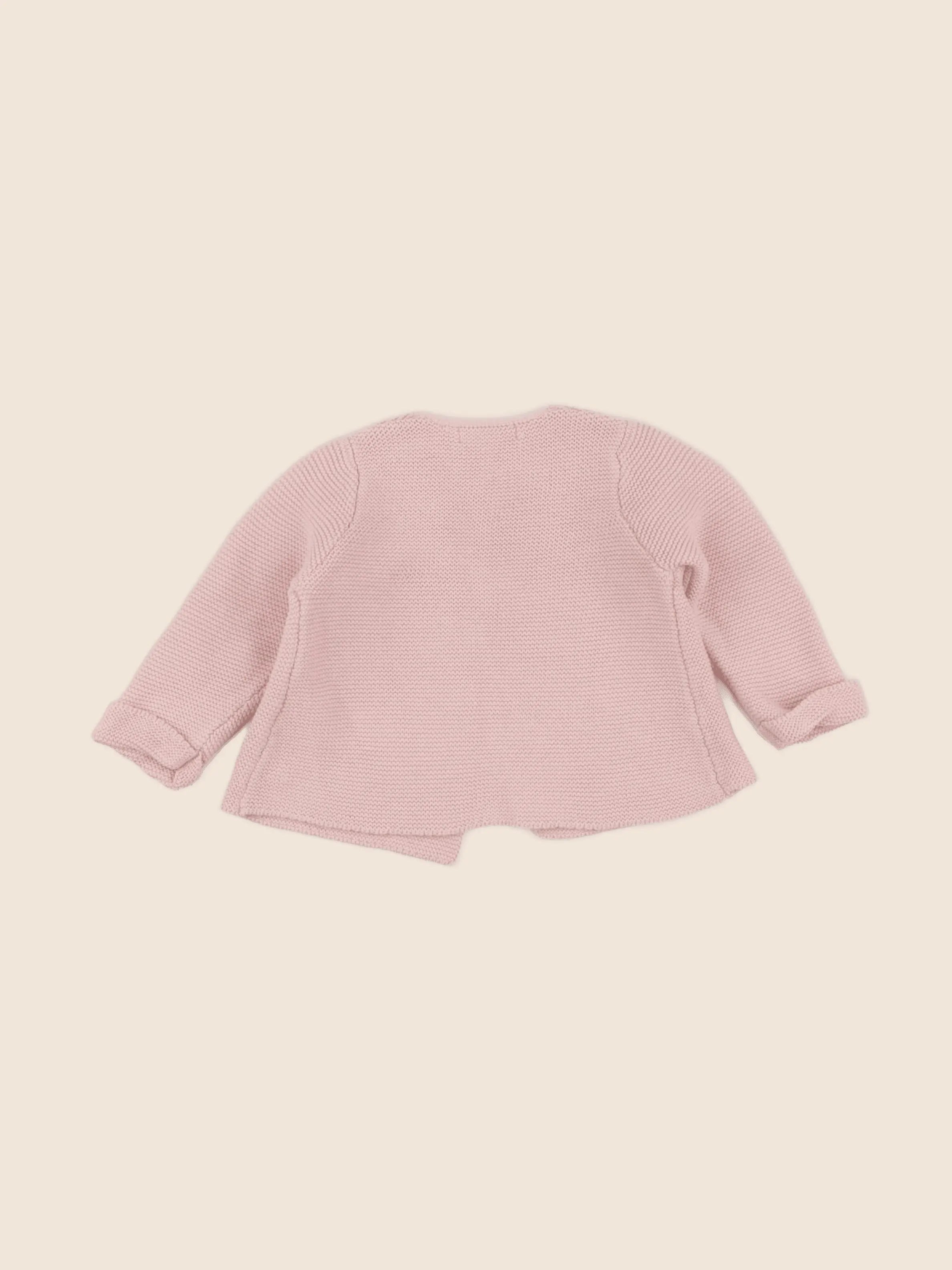 Vertbaudet - gilet rose - 6 mois