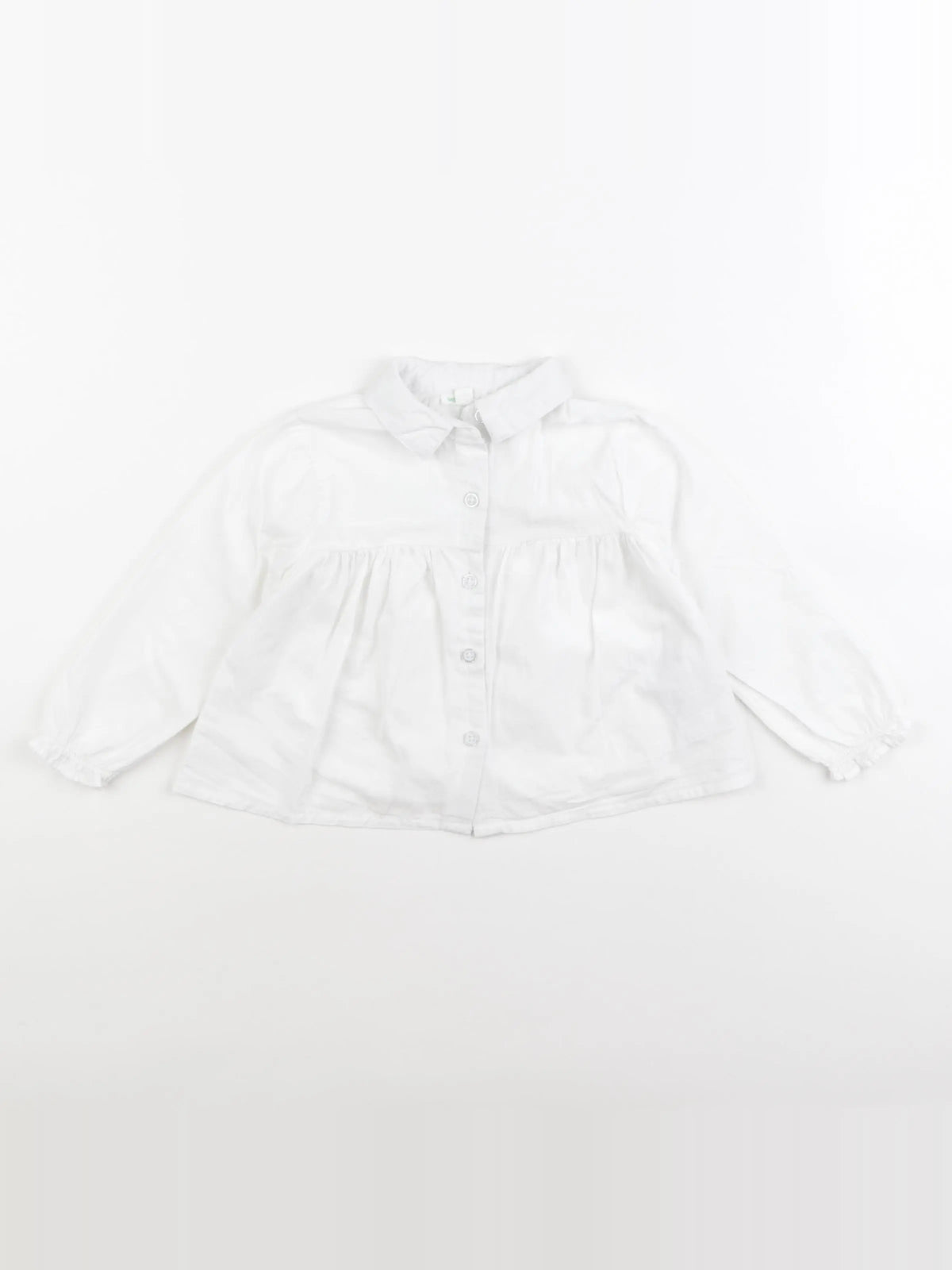 Vertbaudet - blouse blanc - 2 ans