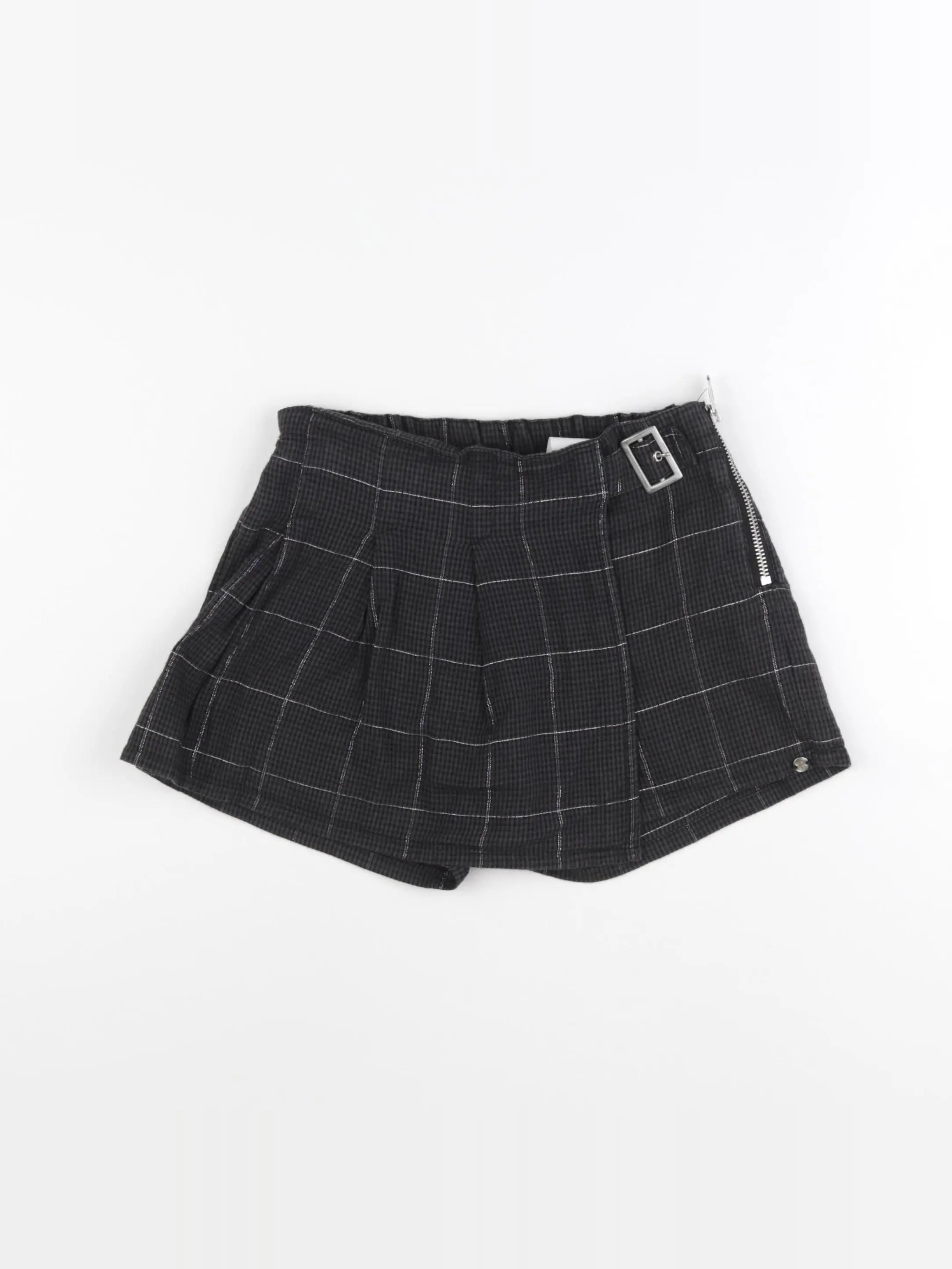 IKKS - jupe short gris, noir - 8 ans