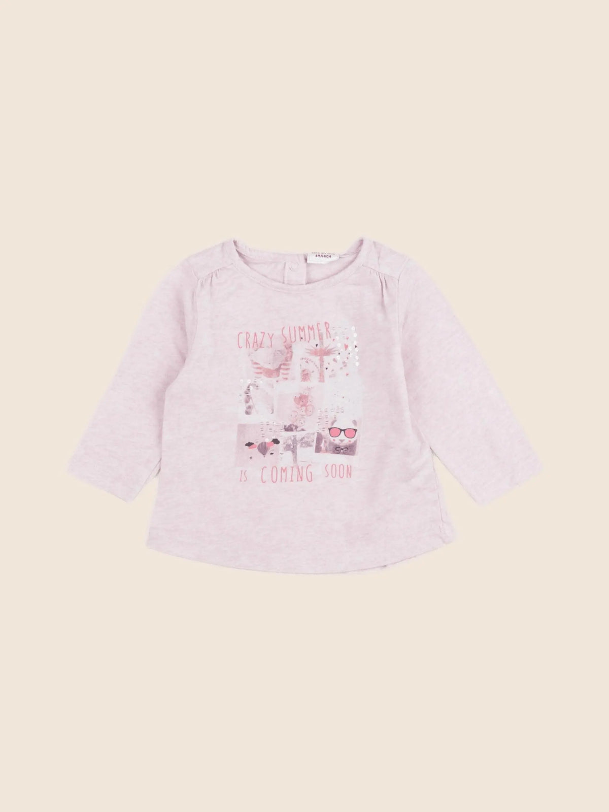 Tape à l'oeil - tee-shirt rose - 6 mois