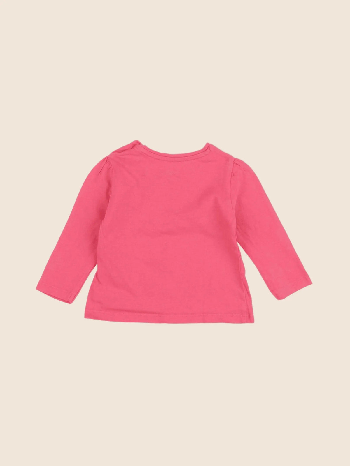 Vertbaudet - tee-shirt rose - 6 mois