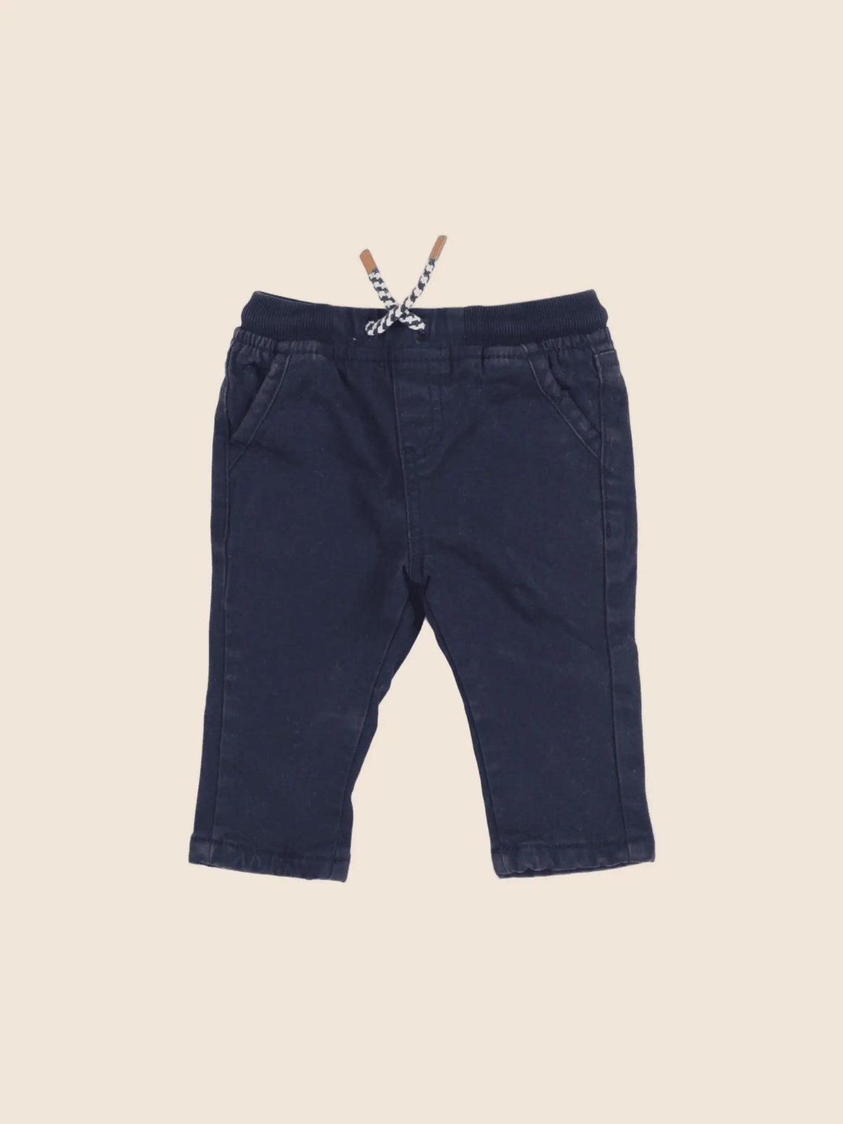 Vertbaudet - pantalon bleu - 6 mois