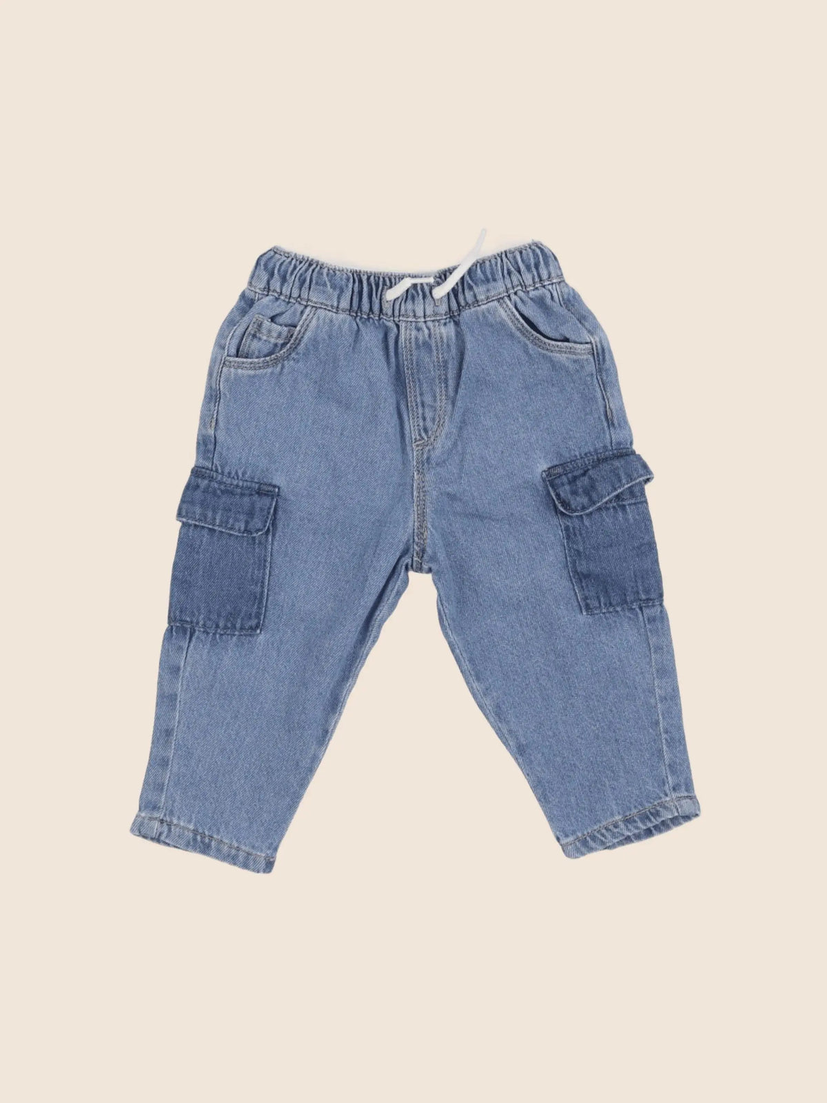 Vertbaudet - jean bleu - 6 mois