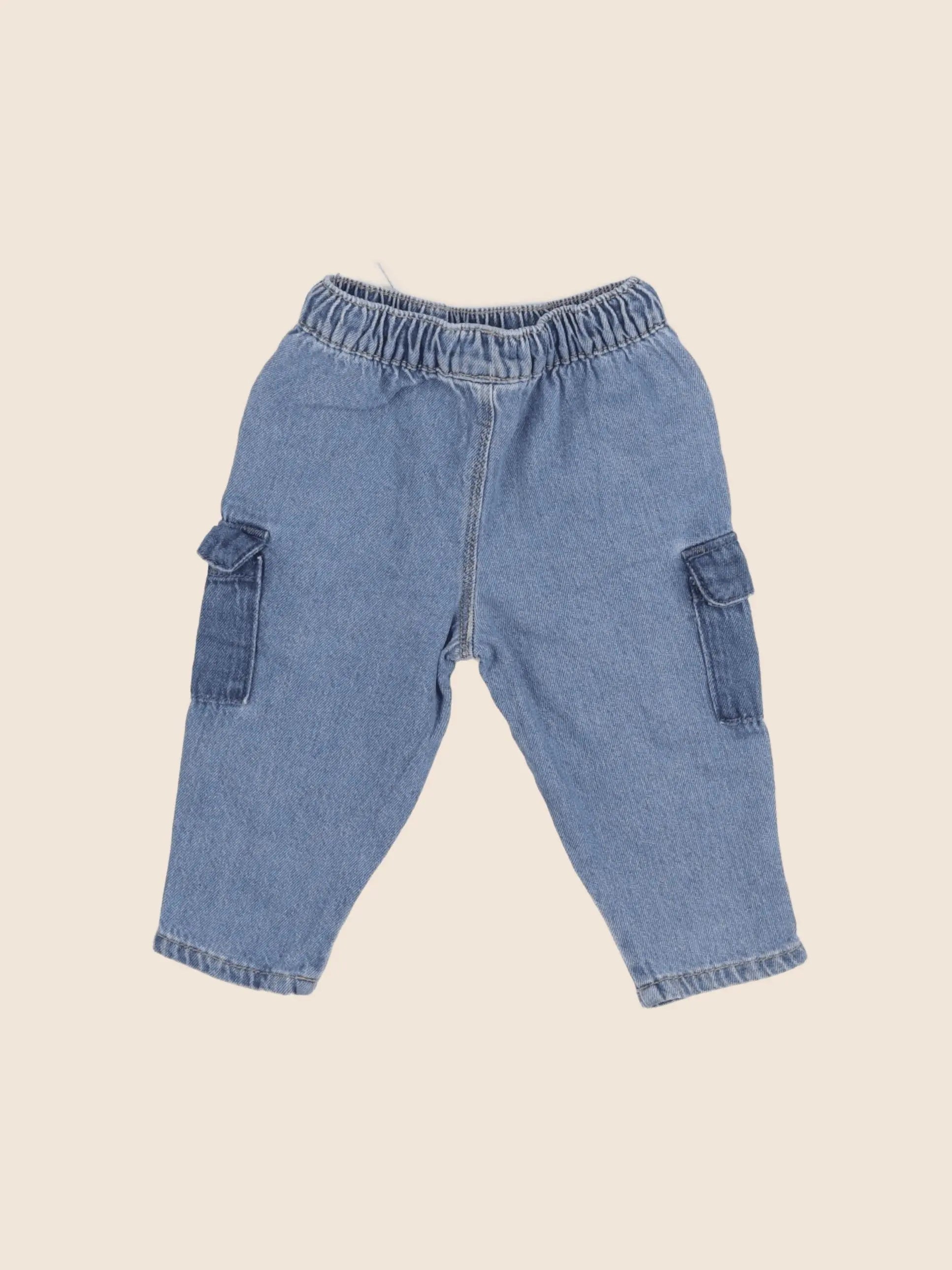 Vertbaudet - jean bleu - 6 mois
